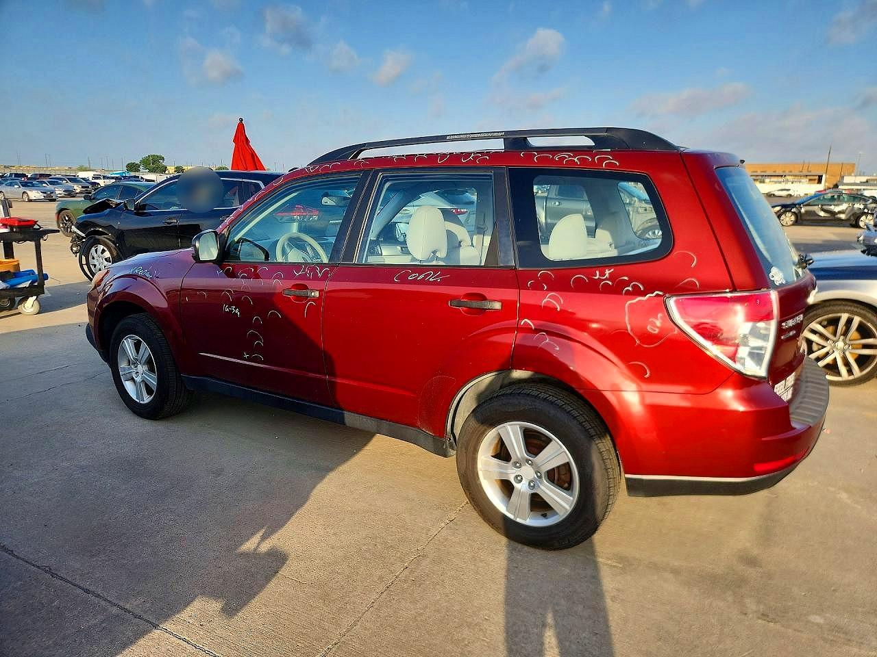 2011 Subaru Forester 2.5x Maroon vin: JF2SHABC9BH733278