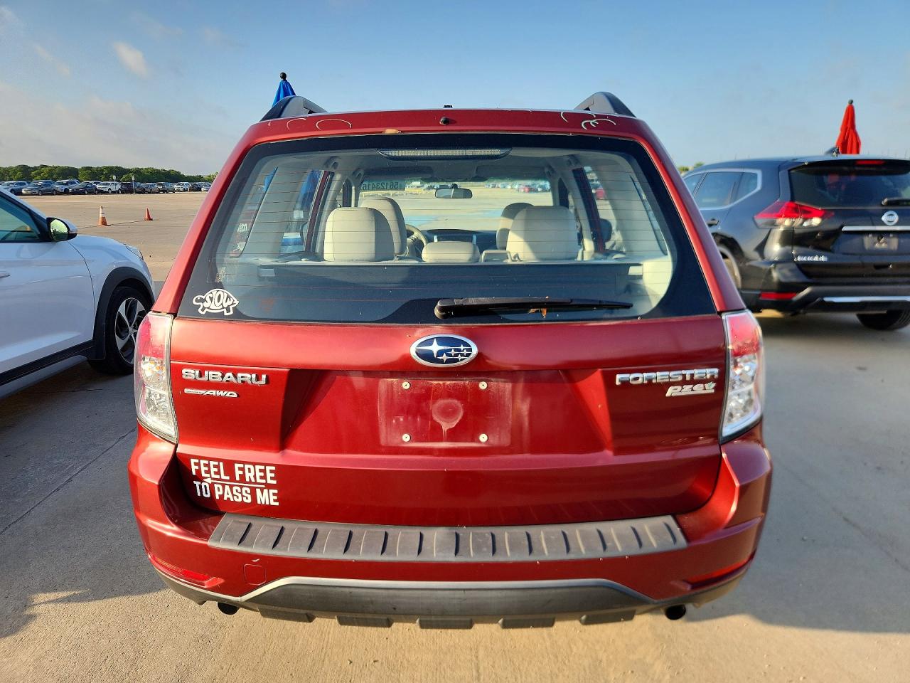 2011 Subaru Forester 2.5x Maroon vin: JF2SHABC9BH733278