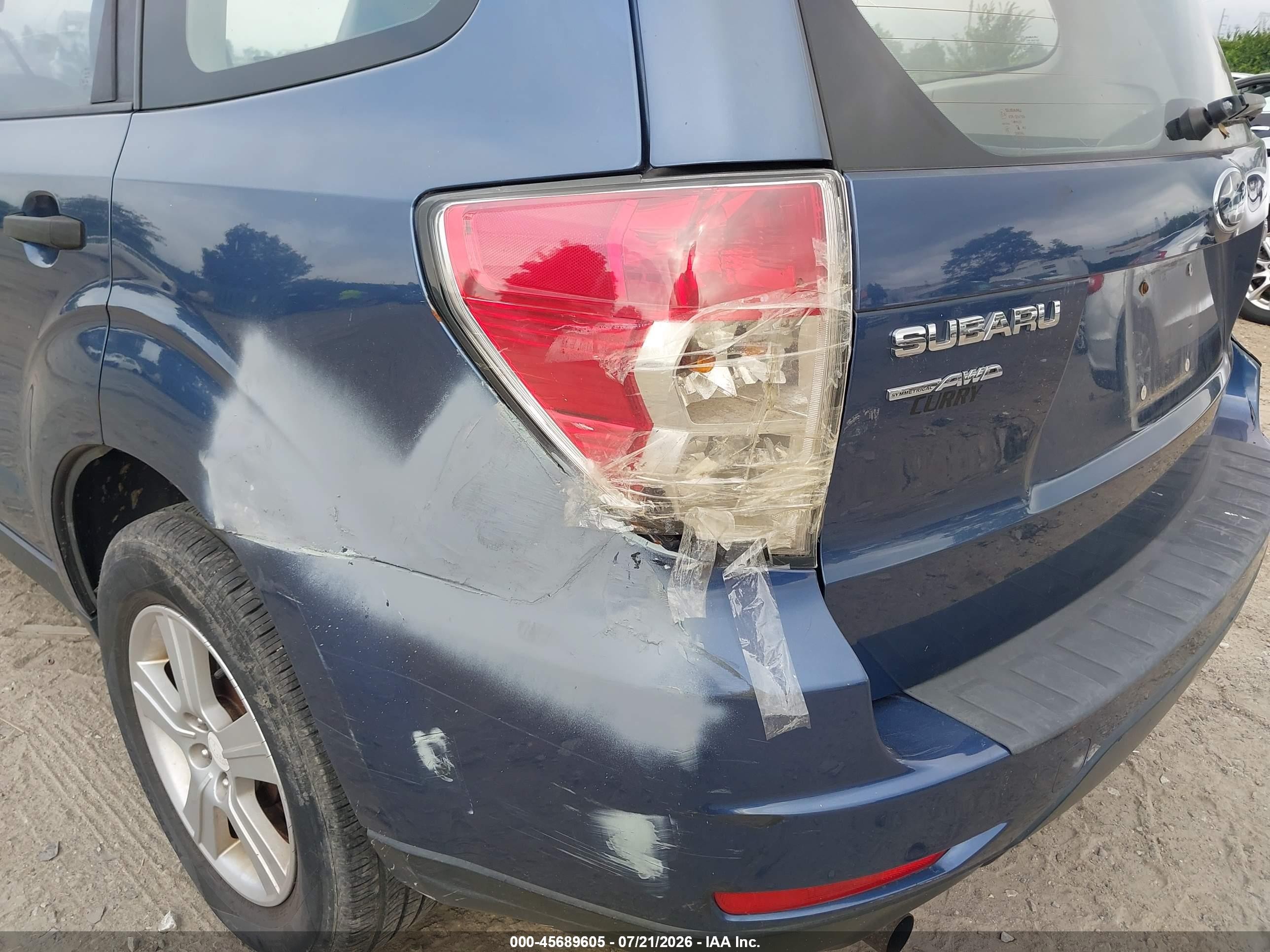 2011 Subaru Forester 2.5x Blue vin: JF2SHABC9BH776146