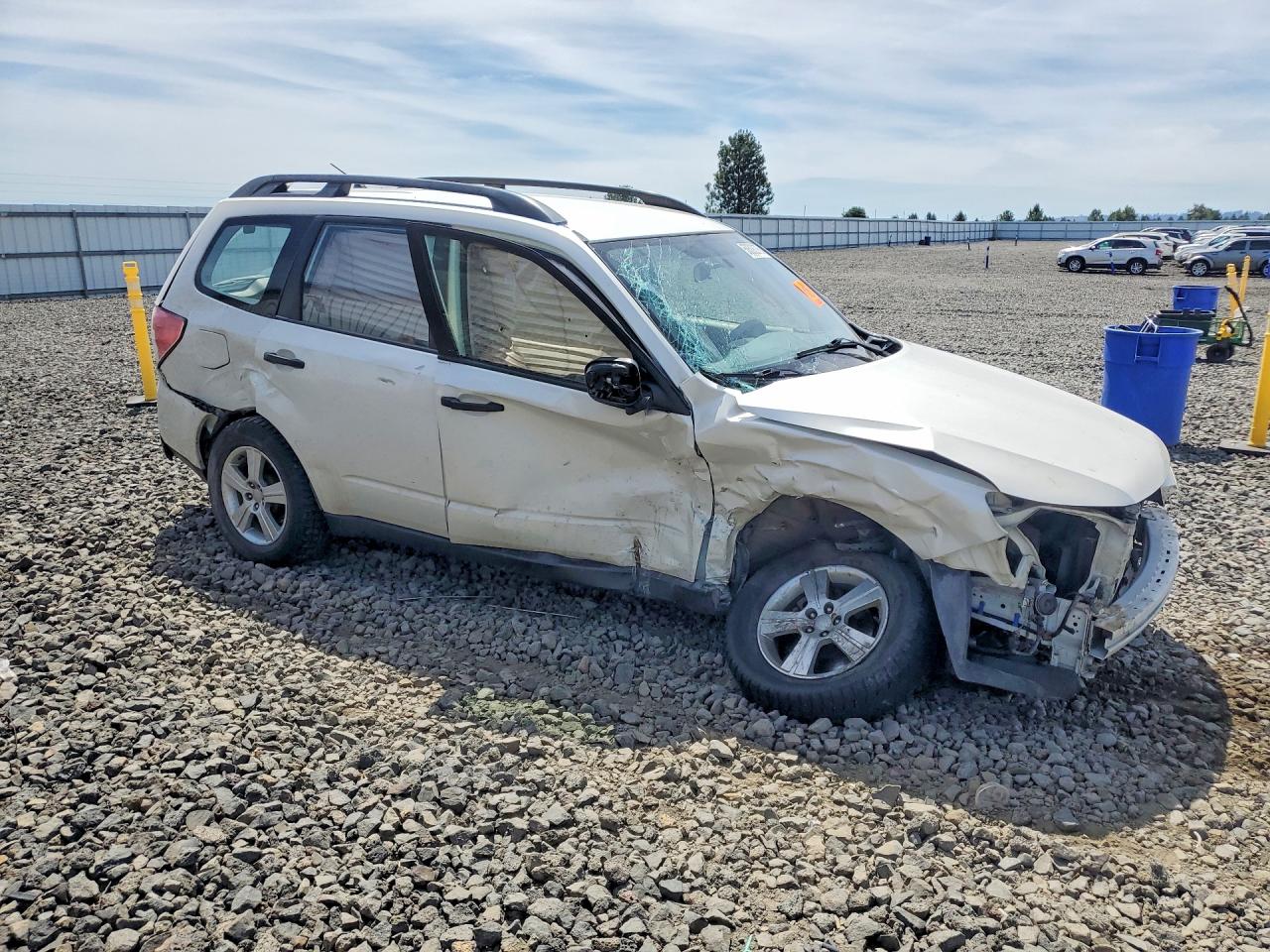 2012 Subaru Forester 2.5x Белый vin: JF2SHABC9CH400693