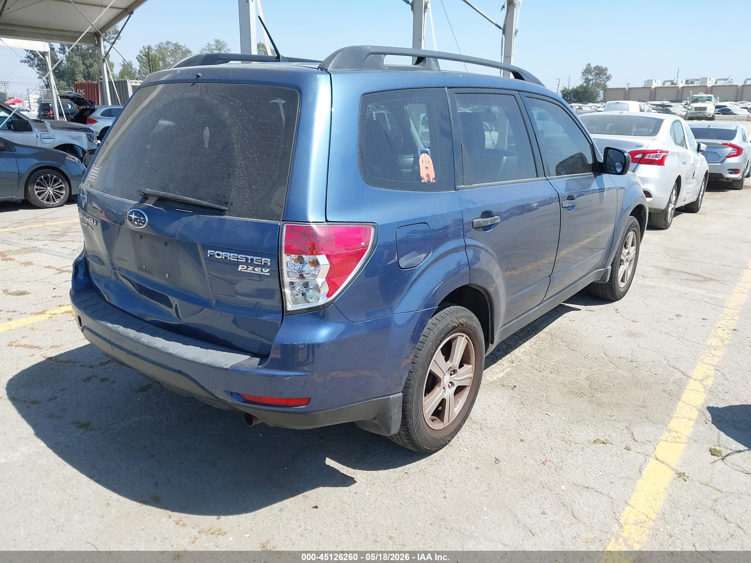 2012 Subaru Forester 2.5x Blue vin: JF2SHABC9CH423973