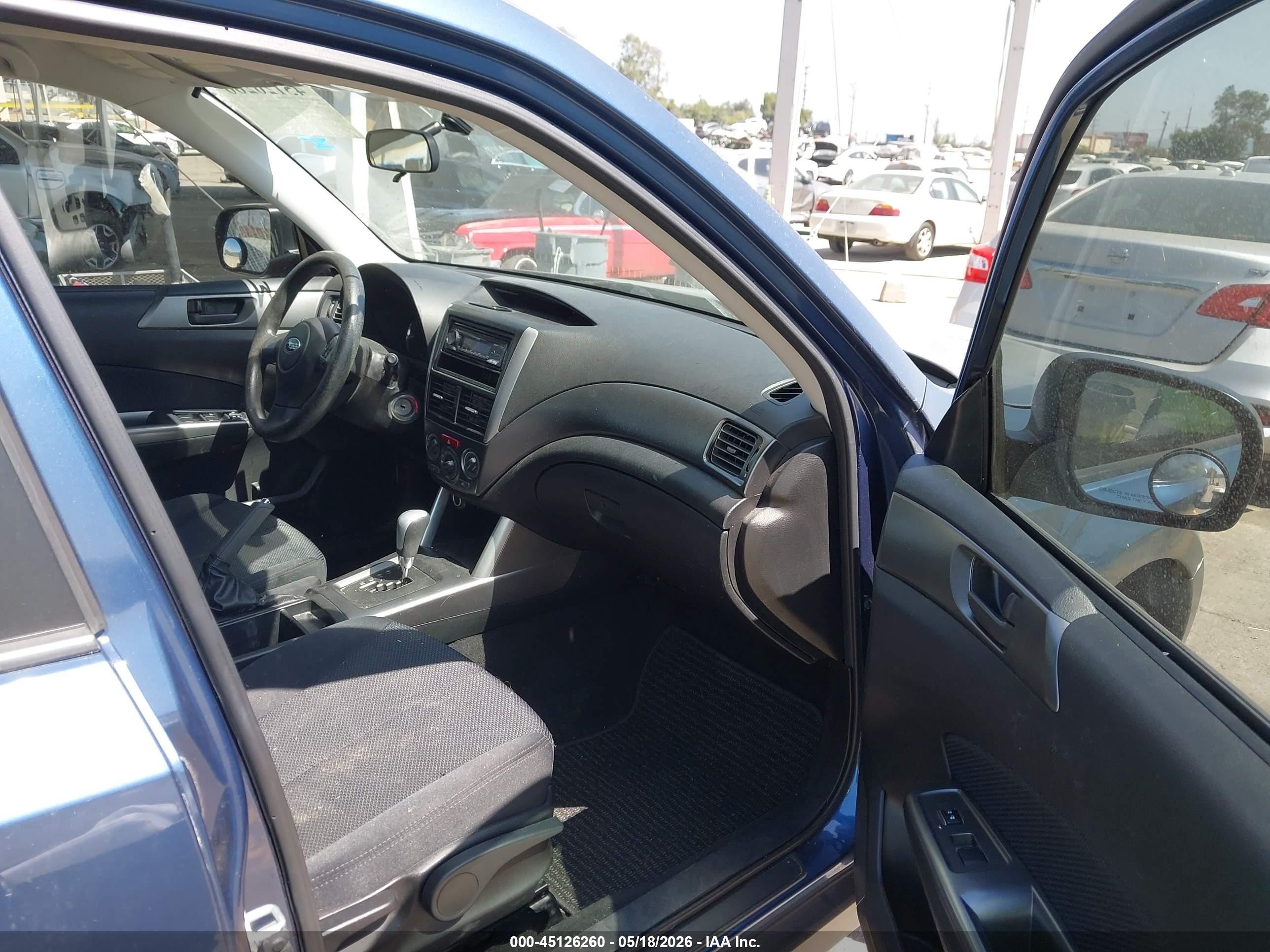 2012 Subaru Forester 2.5x Blue vin: JF2SHABC9CH423973