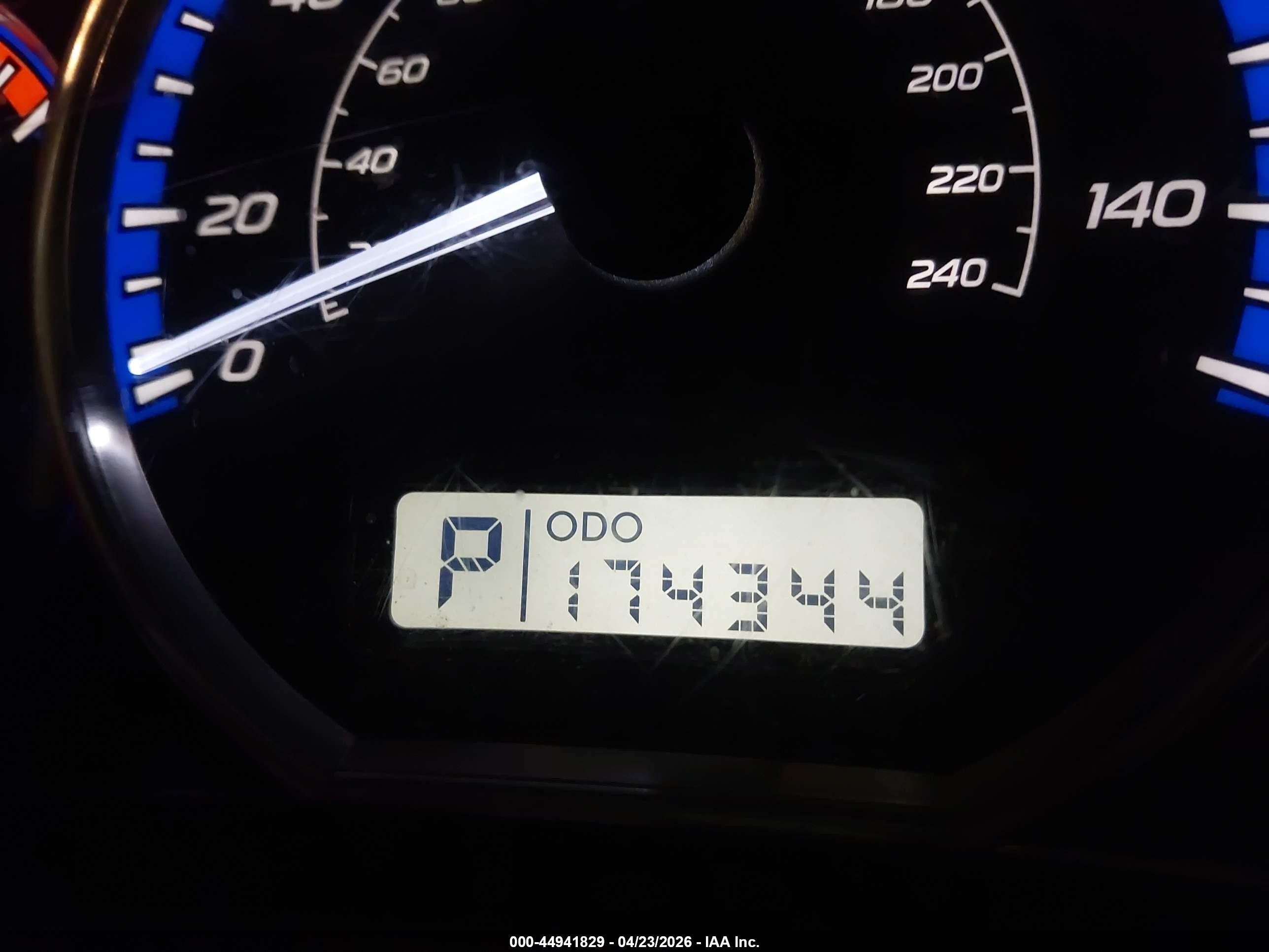 2012 Subaru Forester 2.5x Blue vin: JF2SHABC9CH430129