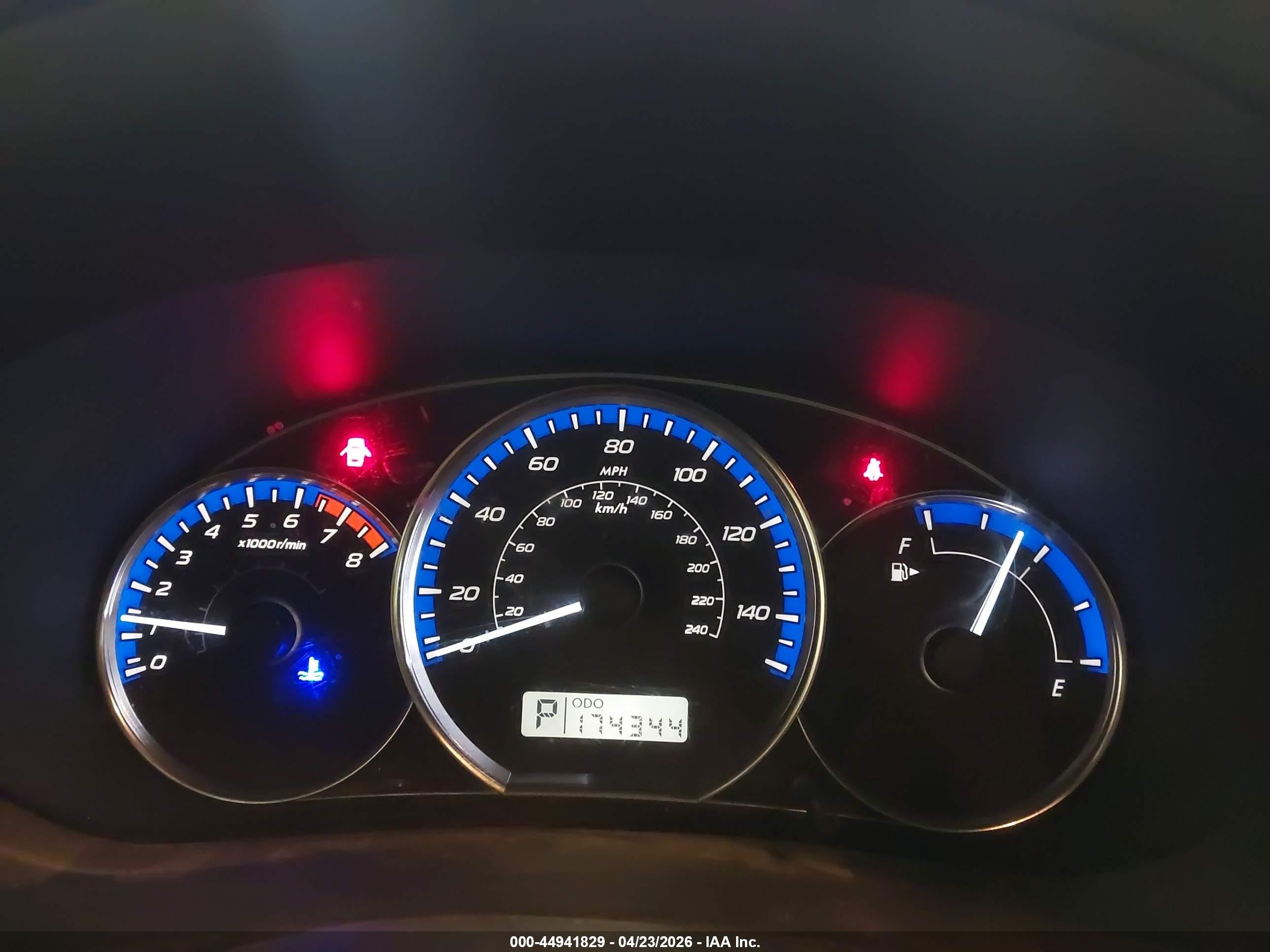 2012 Subaru Forester 2.5x Blue vin: JF2SHABC9CH430129