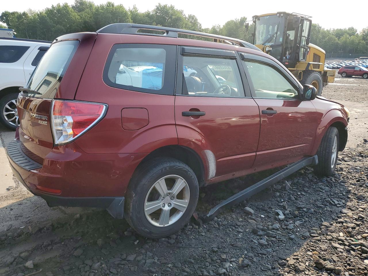 2012 Subaru Forester 2.5x Maroon vin: JF2SHABC9CH451708