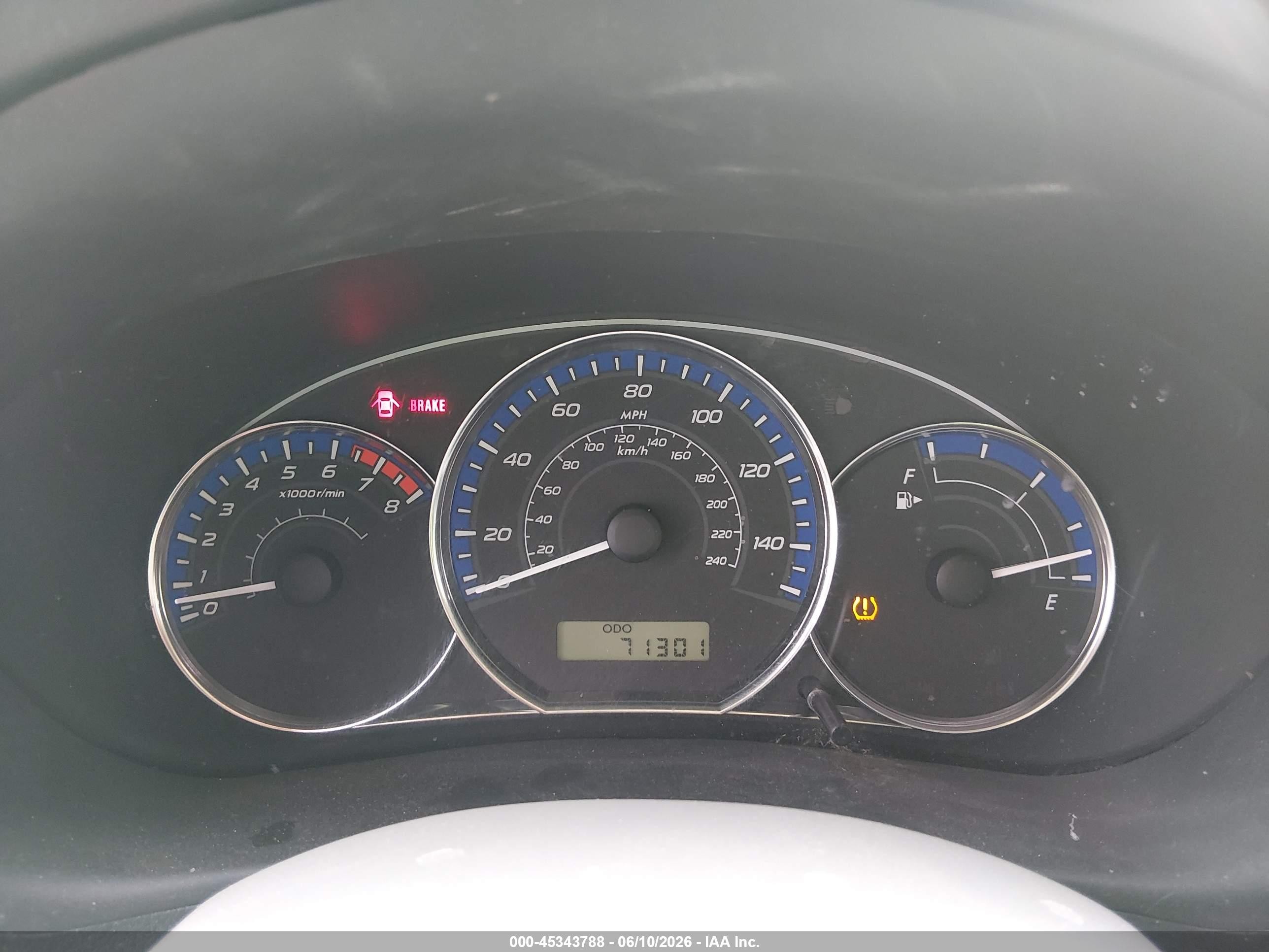 2013 Subaru Forester 2.5x Dark Blue vin: JF2SHABC9DG420188