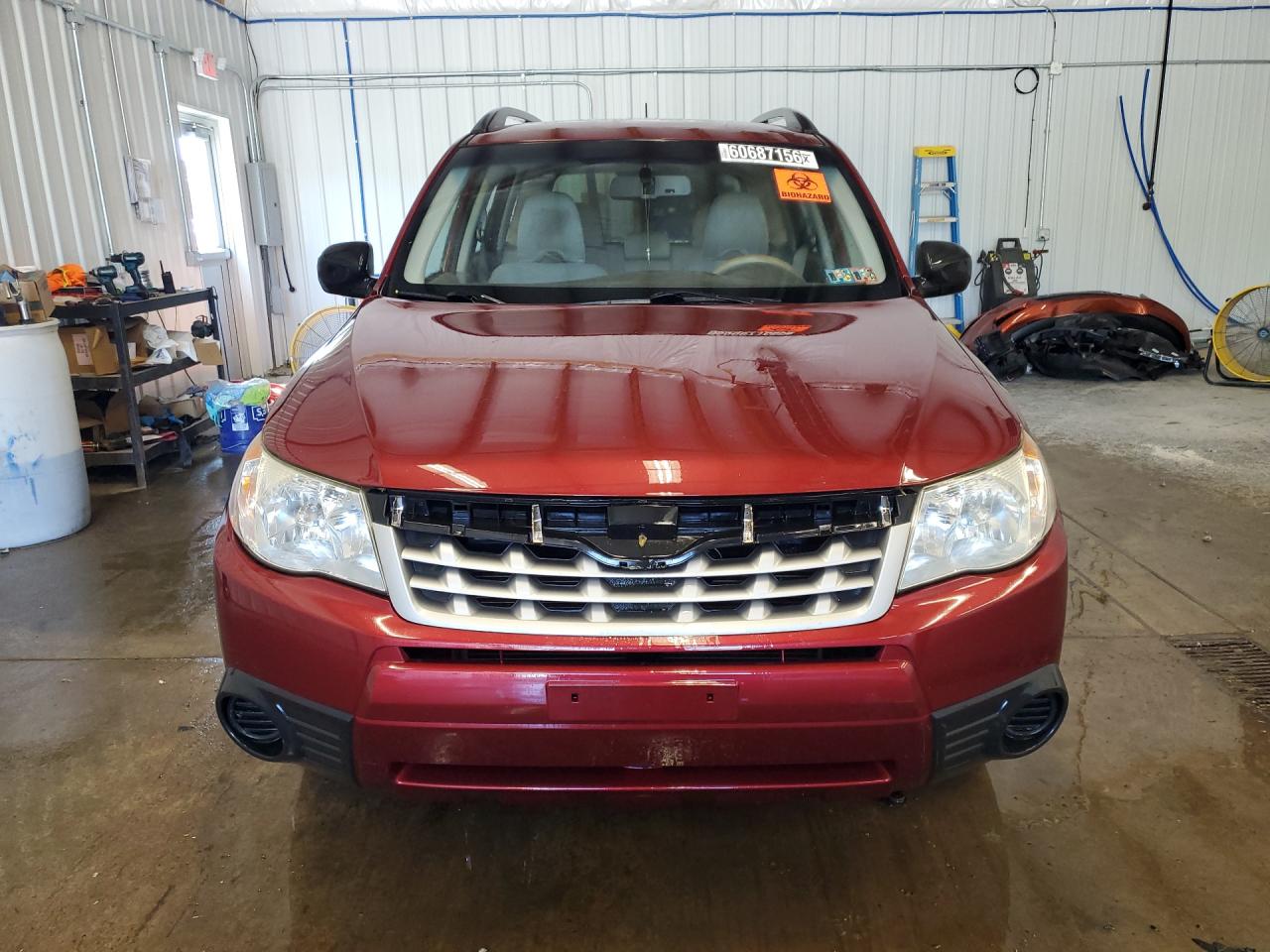 2013 Subaru Forester 2.5x Maroon vin: JF2SHABC9DH402333 Damage: Grille, Broken, Replacement Required