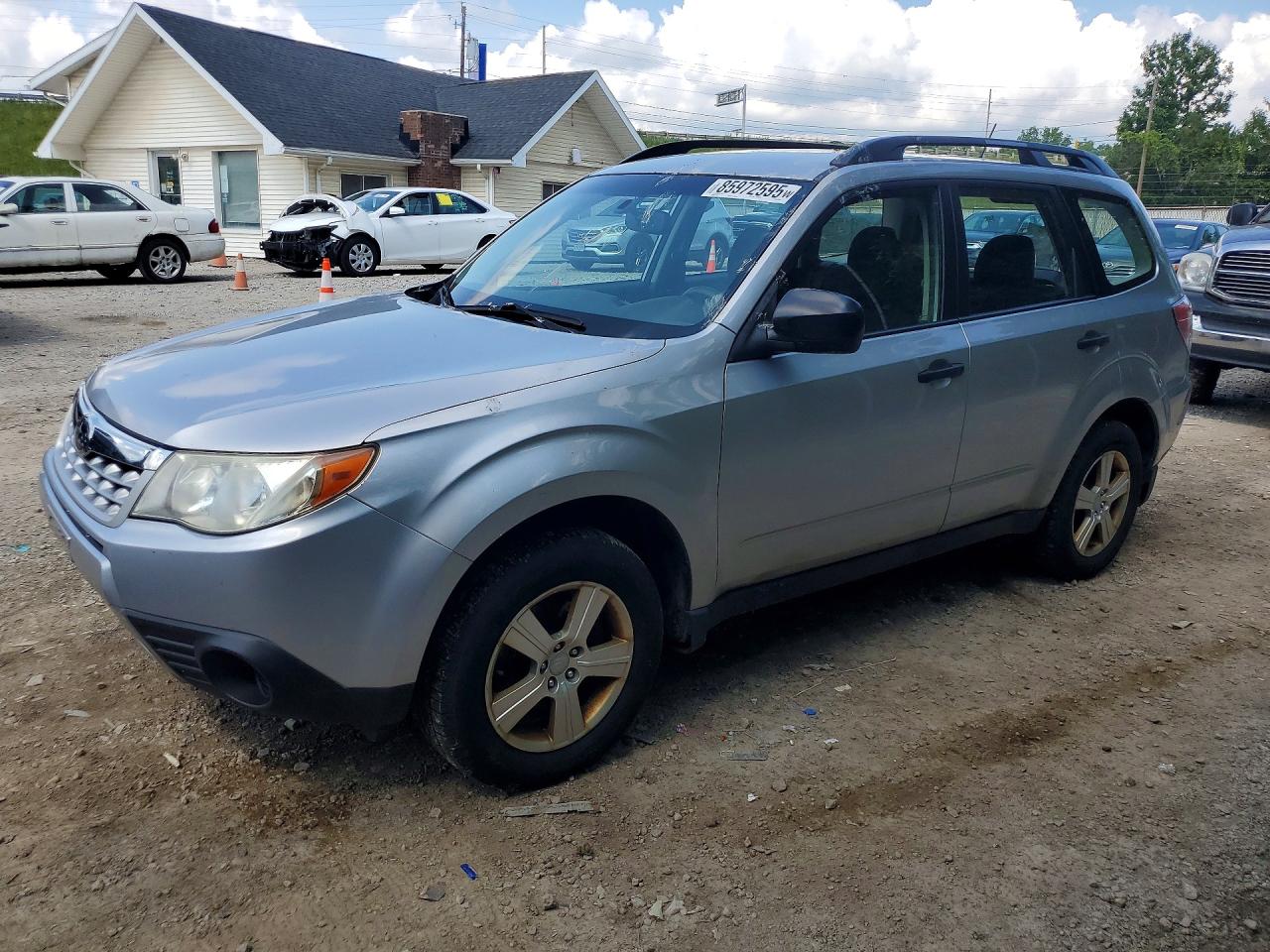2013 Subaru Forester 2.5x Silver vin: JF2SHABC9DH440001
