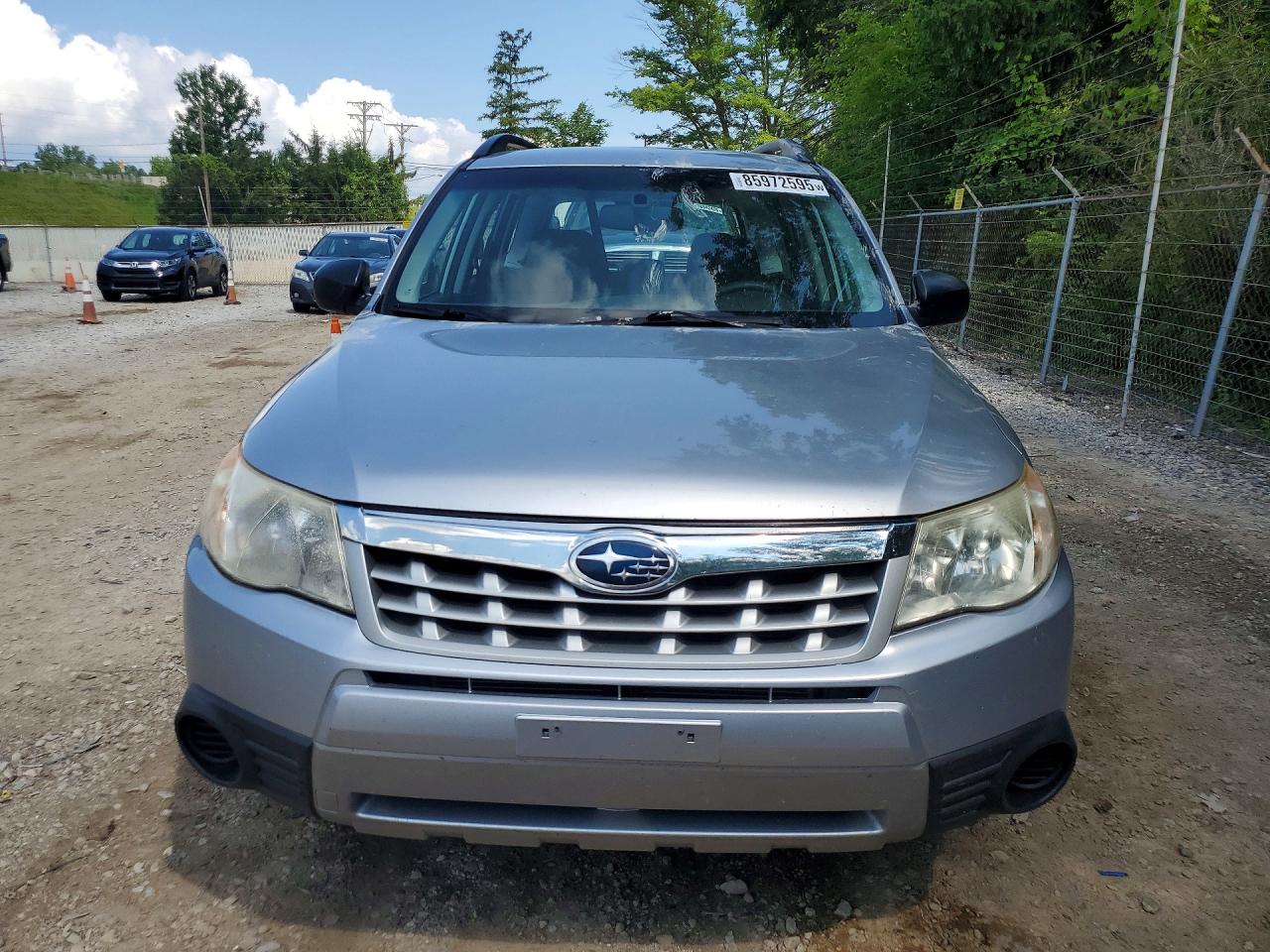 2013 Subaru Forester 2.5x Silver vin: JF2SHABC9DH440001