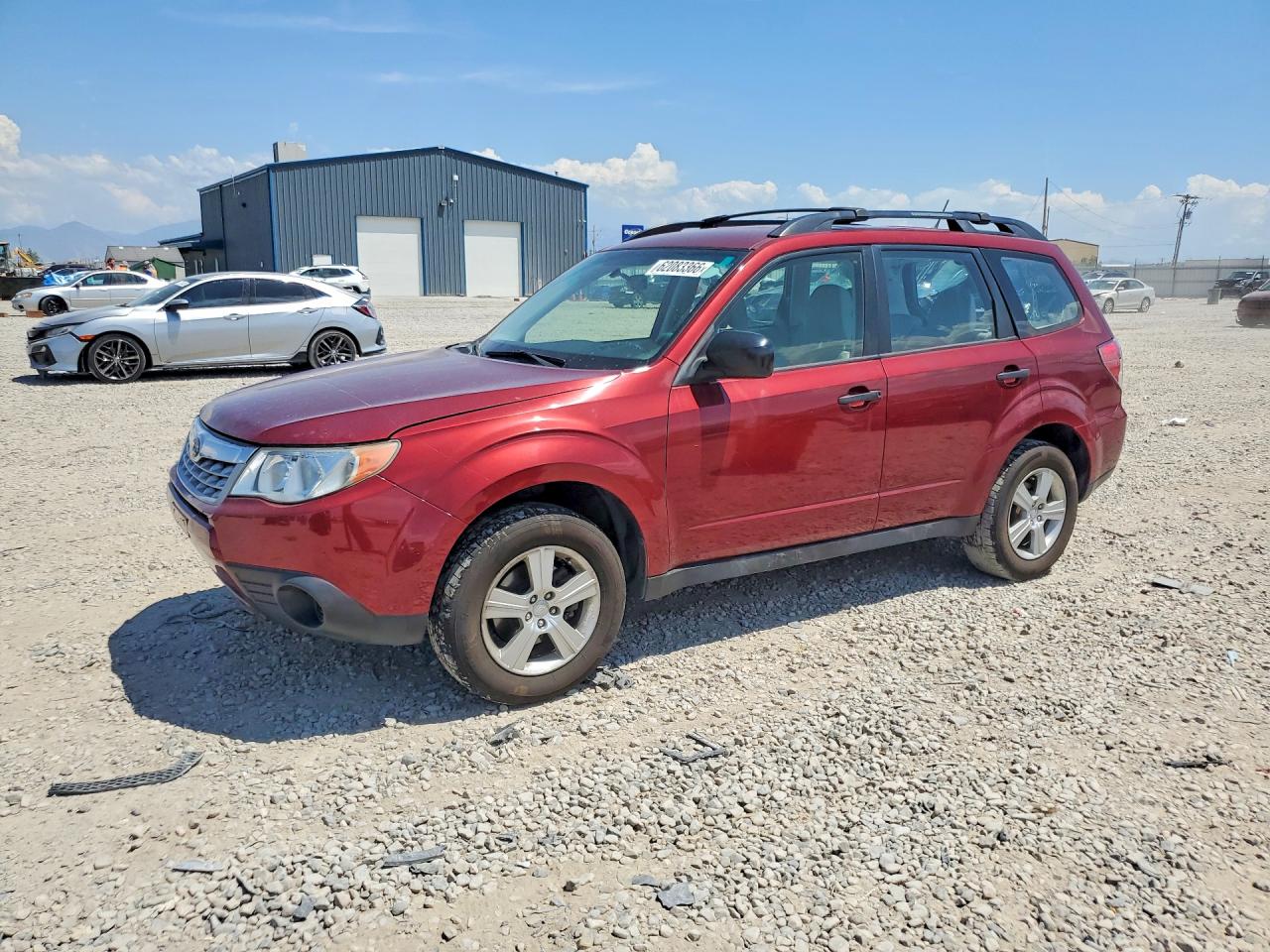 2013 Subaru Forester 2.5x Red vin: JF2SHABC9DH444923