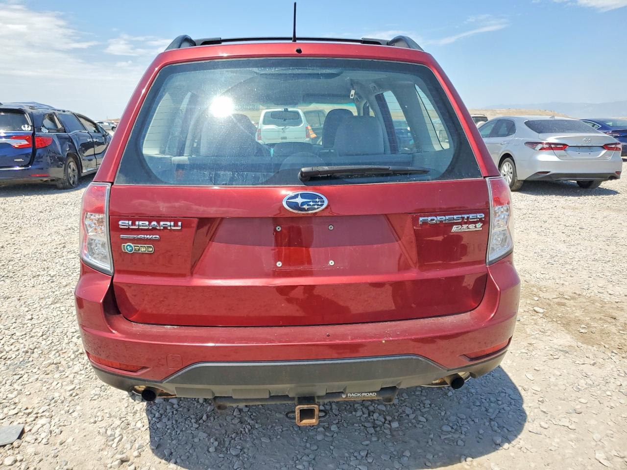 2013 Subaru Forester 2.5x Red vin: JF2SHABC9DH444923