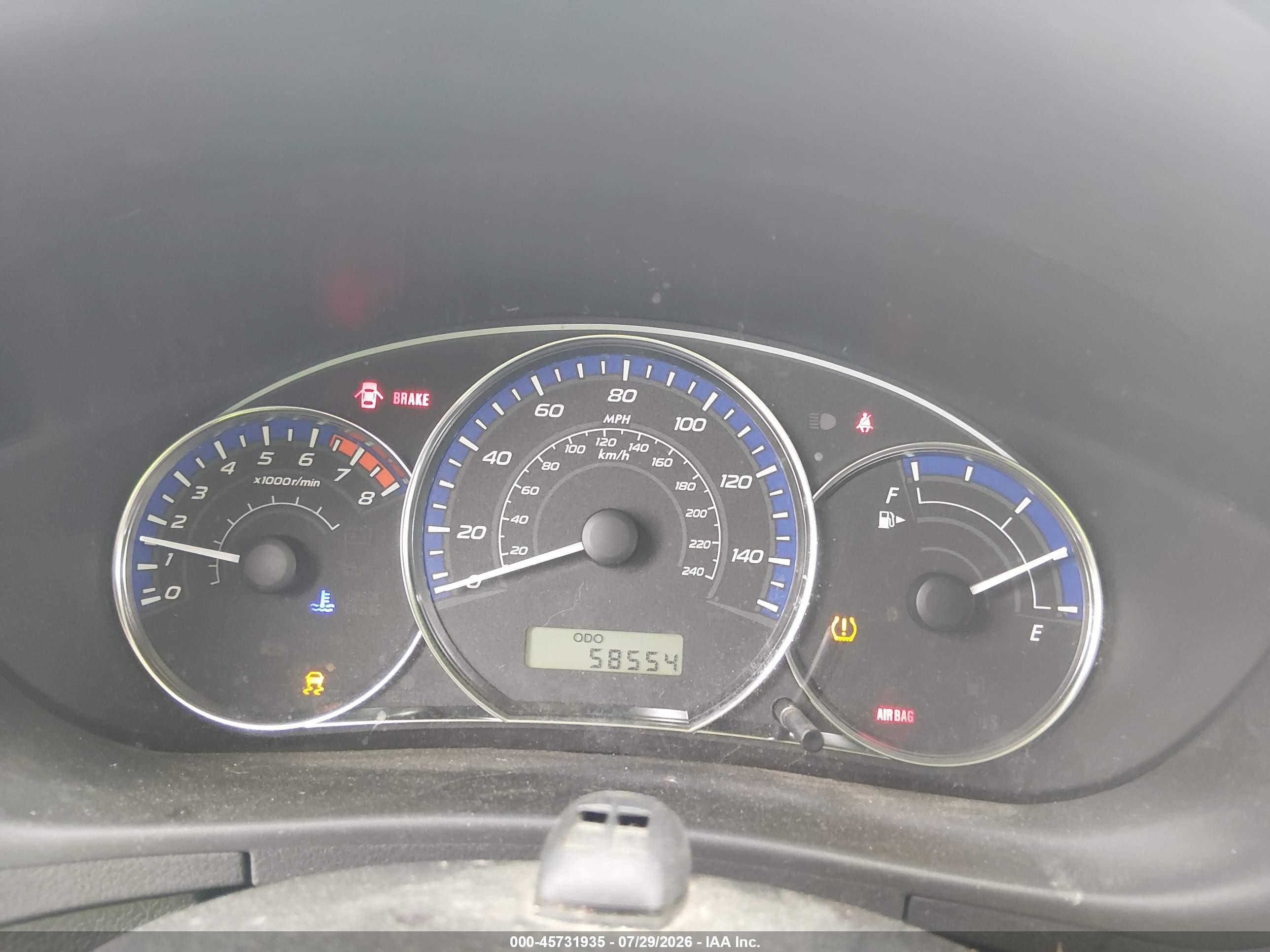 2011 Subaru Forester 2.5x Blue vin: JF2SHABCXBG717290