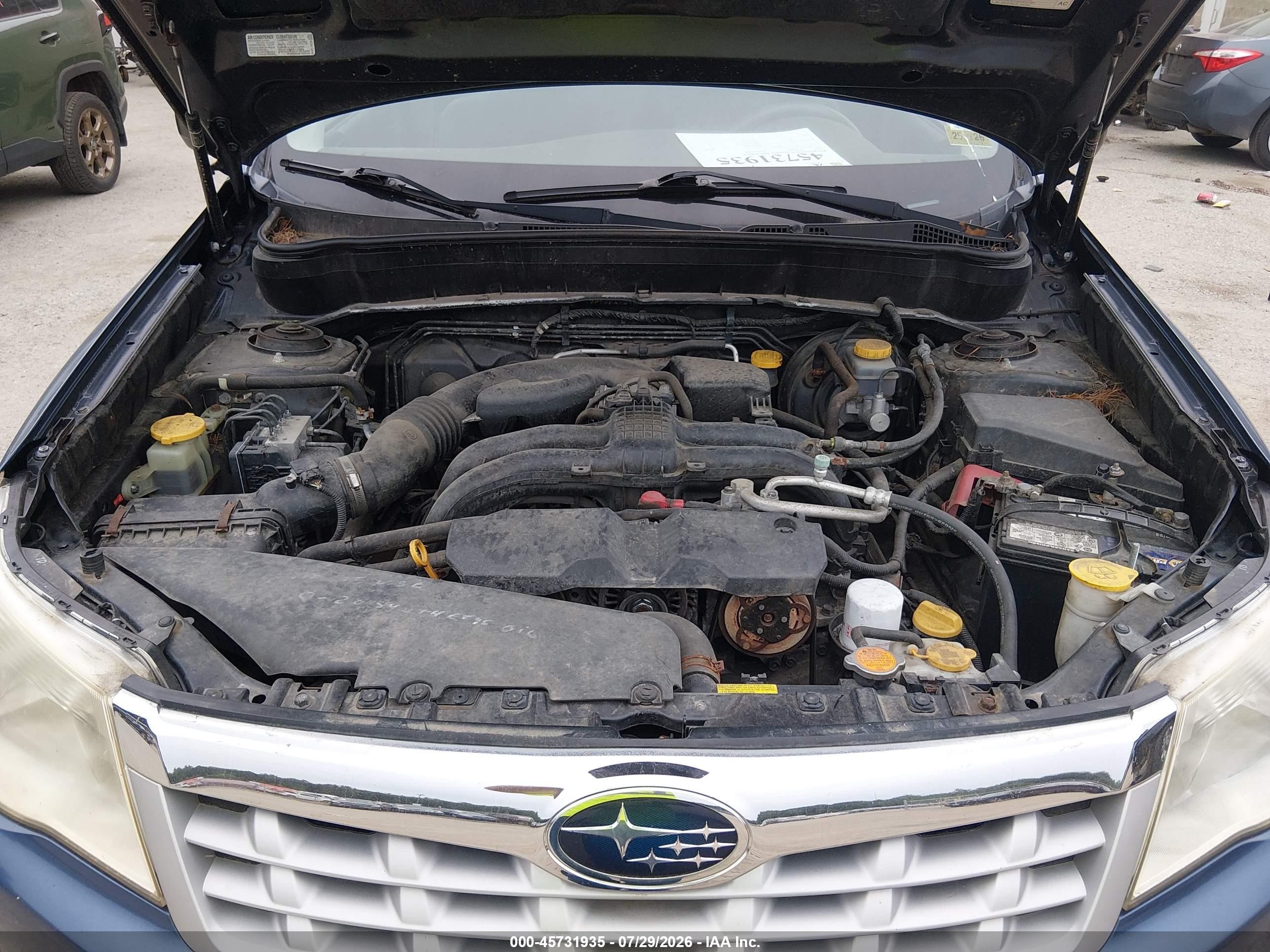 2011 Subaru Forester 2.5x Blue vin: JF2SHABCXBG717290