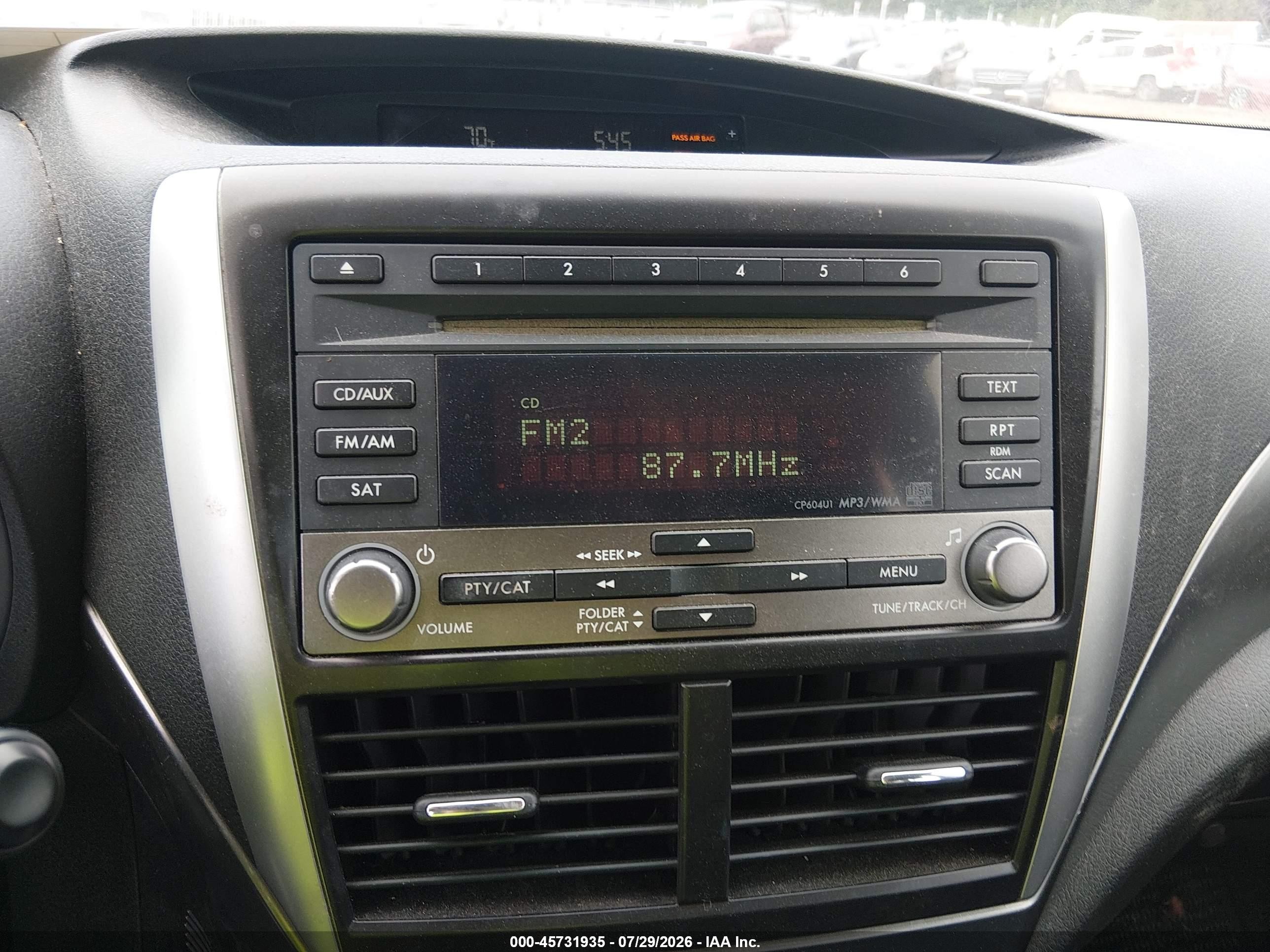 2011 Subaru Forester 2.5x Blue vin: JF2SHABCXBG717290