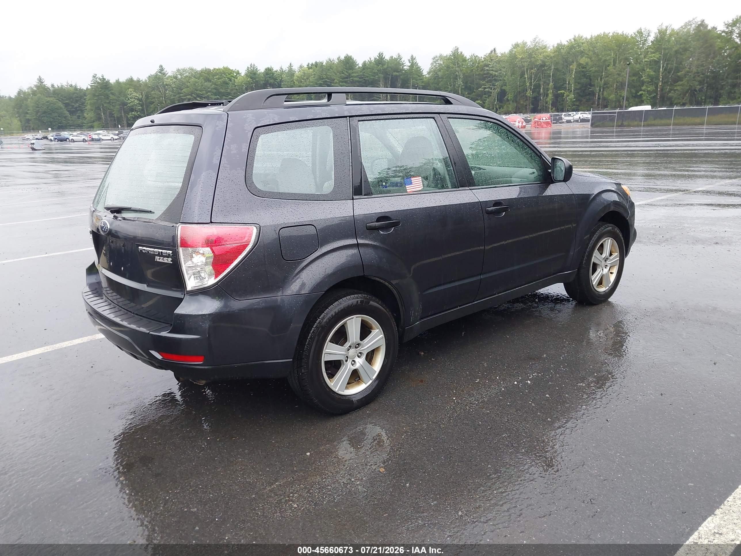 2011 Subaru Forester 2.5x Blue vin: JF2SHABCXBH706476