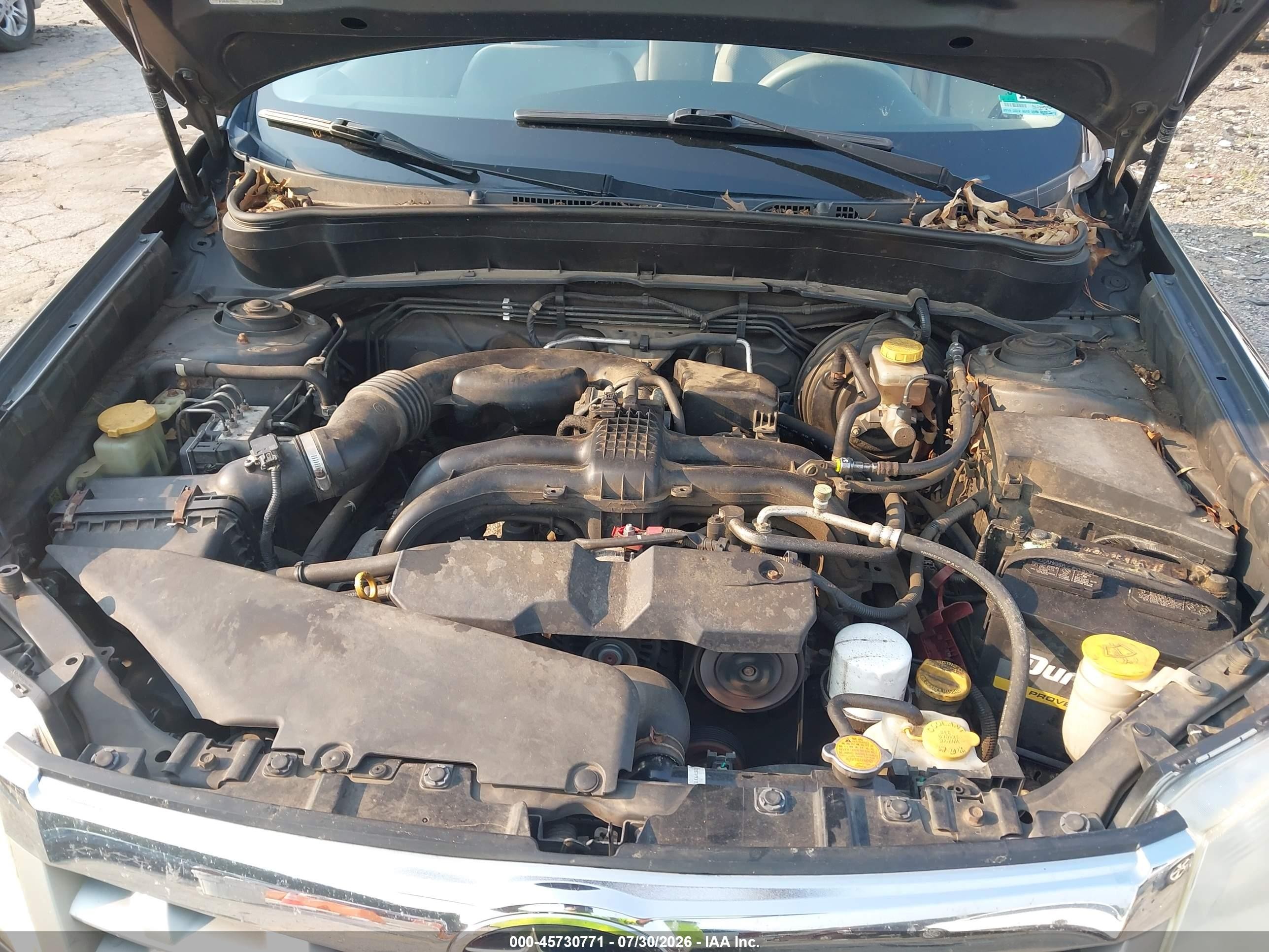 2011 Subaru Forester 2.5x Gray vin: JF2SHABCXBH708356