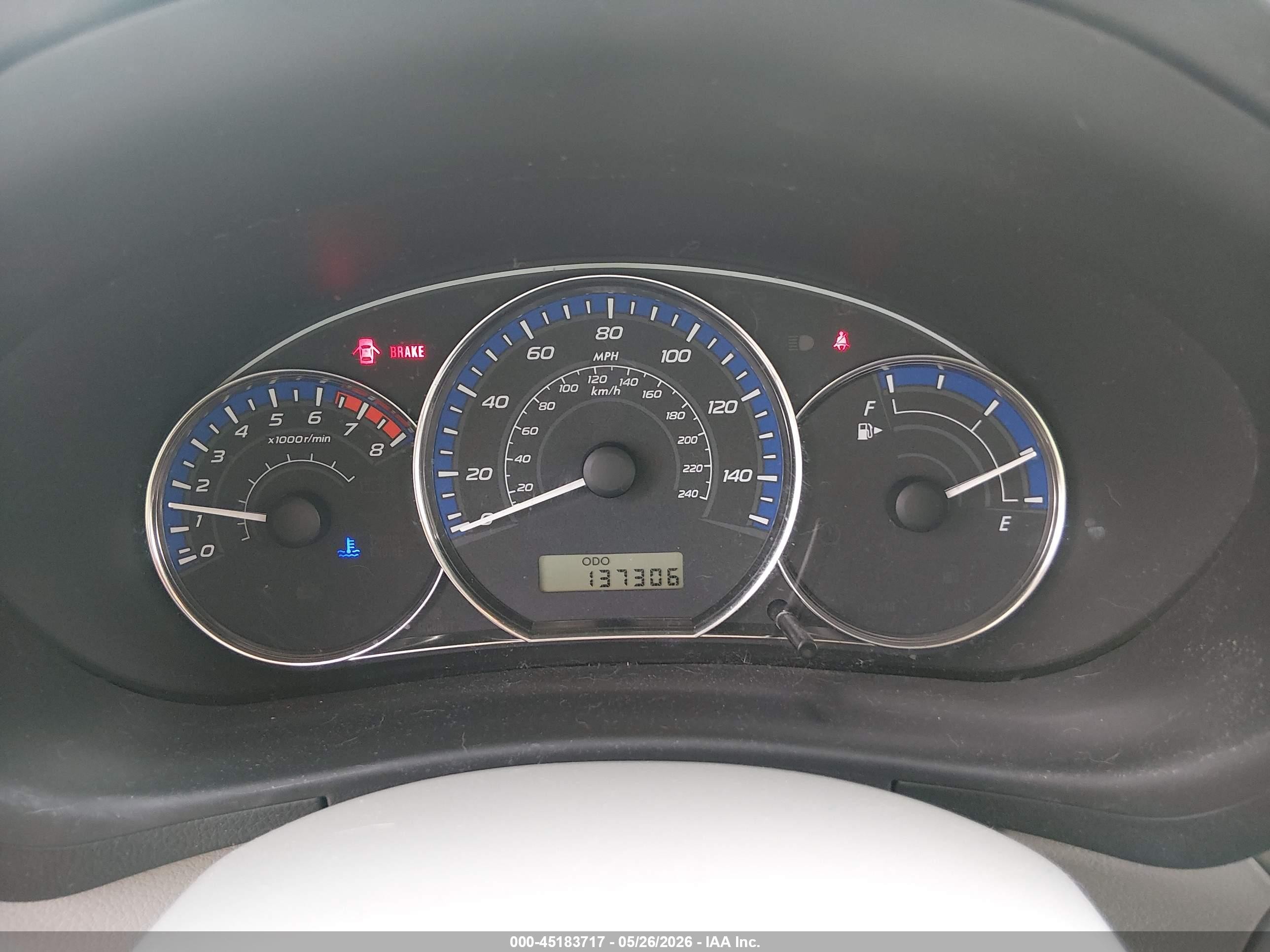 2012 Subaru Forester 2.5x Blue vin: JF2SHABCXCG443624