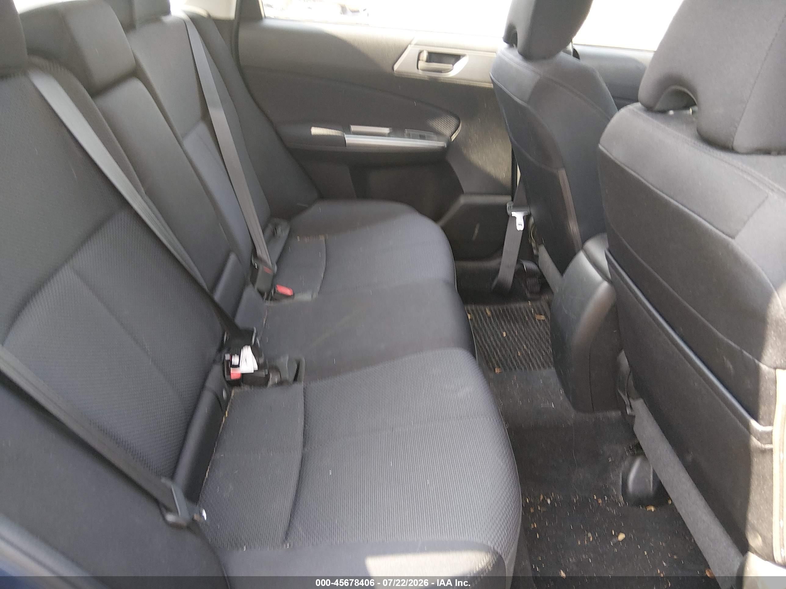2012 Subaru Forester 2.5x Blue vin: JF2SHABCXCH409435