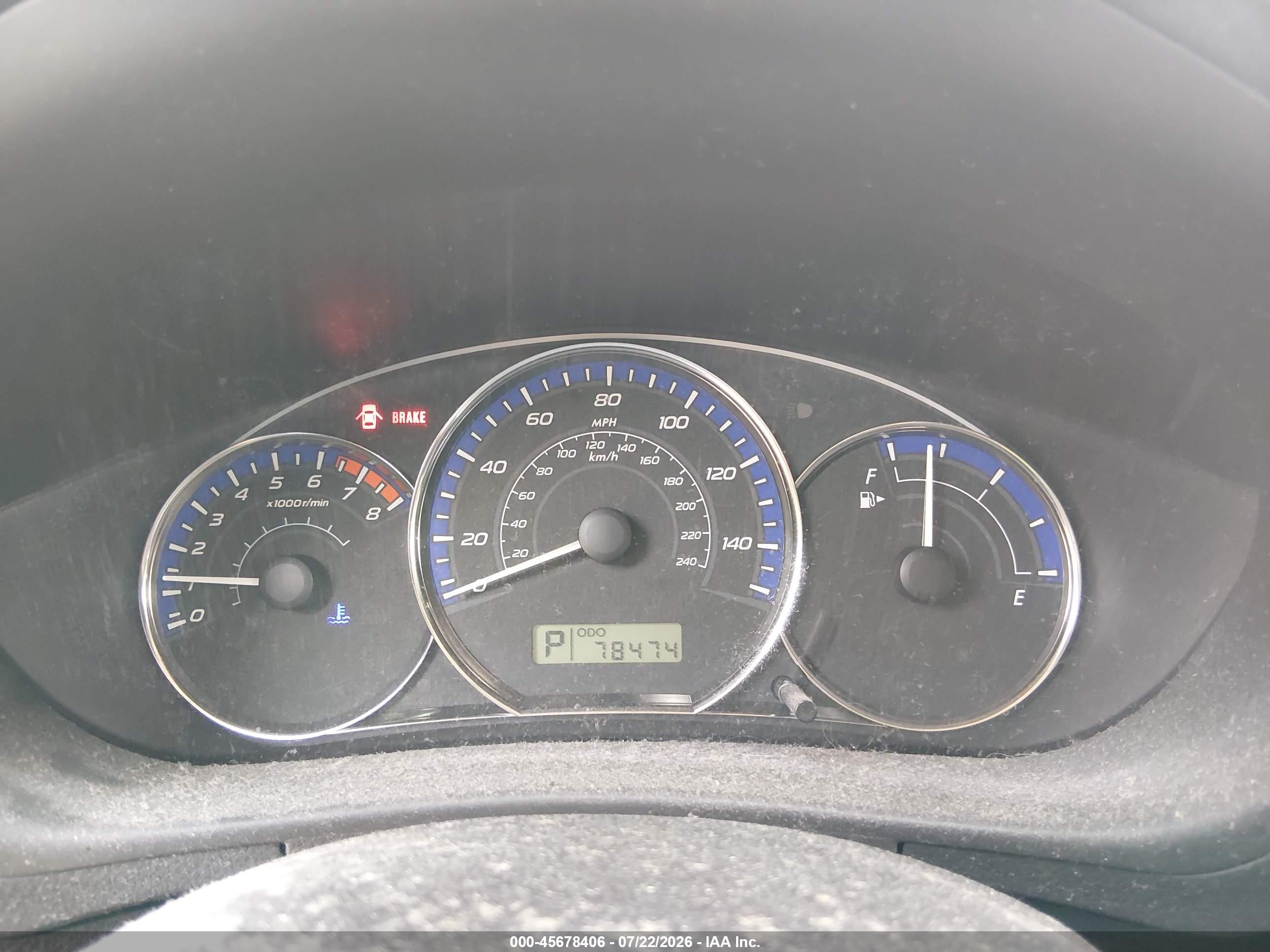 2012 Subaru Forester 2.5x Blue vin: JF2SHABCXCH409435