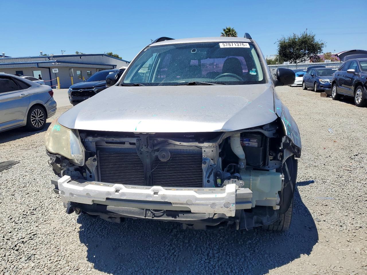 2012 Subaru Forester 2.5x Silver vin: JF2SHABCXCH444315