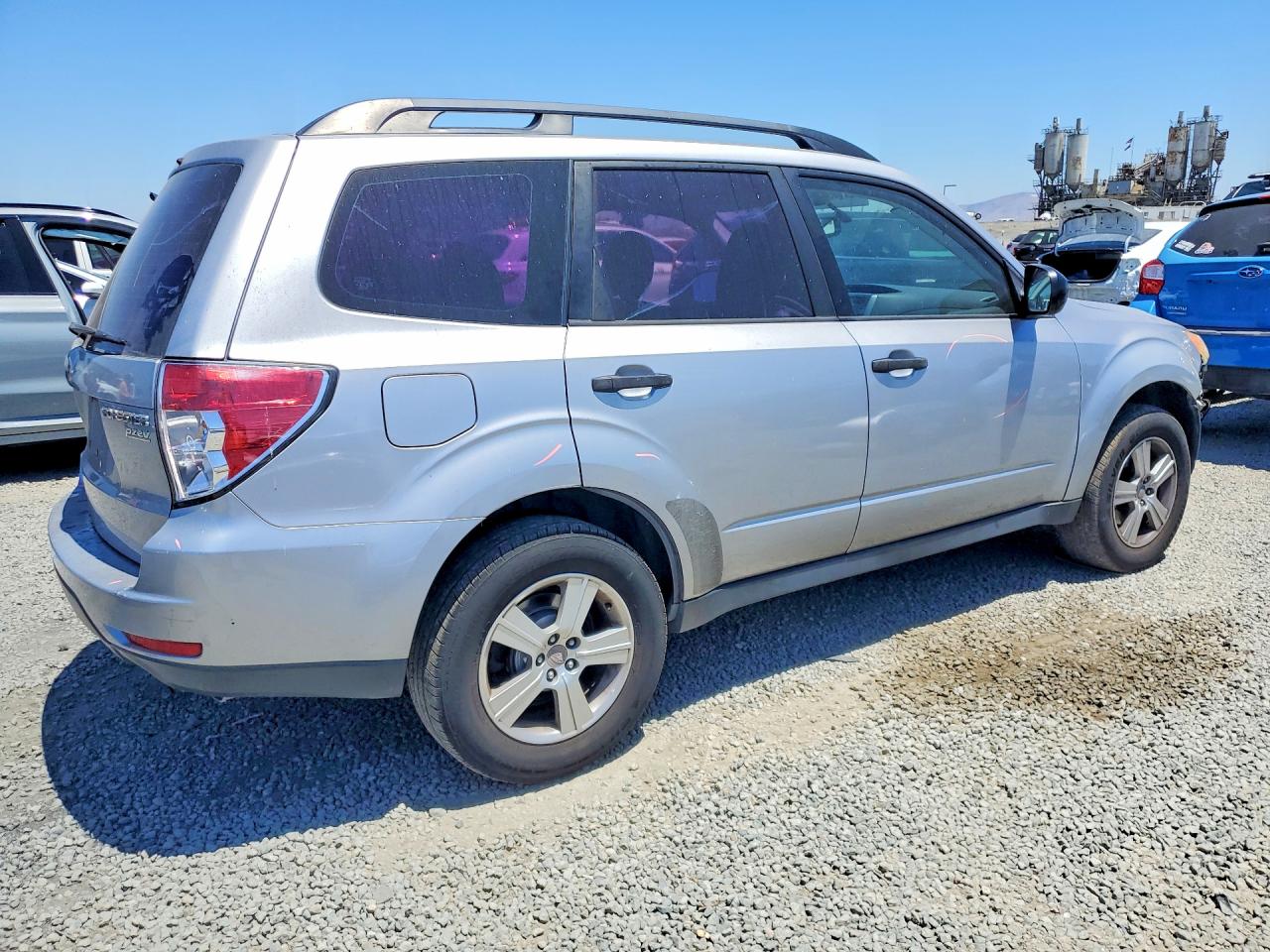 2012 Subaru Forester 2.5x Silver vin: JF2SHABCXCH444315