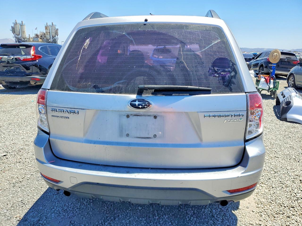 2012 Subaru Forester 2.5x Silver vin: JF2SHABCXCH444315