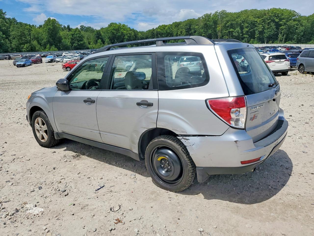 2012 Subaru Forester 2.5x Silver vin: JF2SHABCXCH463690