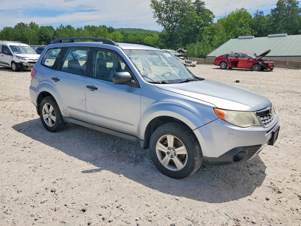 2012 Subaru Forester 2.5x Silver vin: JF2SHABCXCH463690