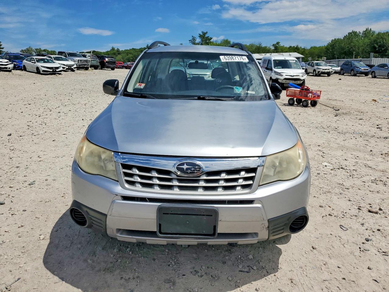 2012 Subaru Forester 2.5x Silver vin: JF2SHABCXCH463690
