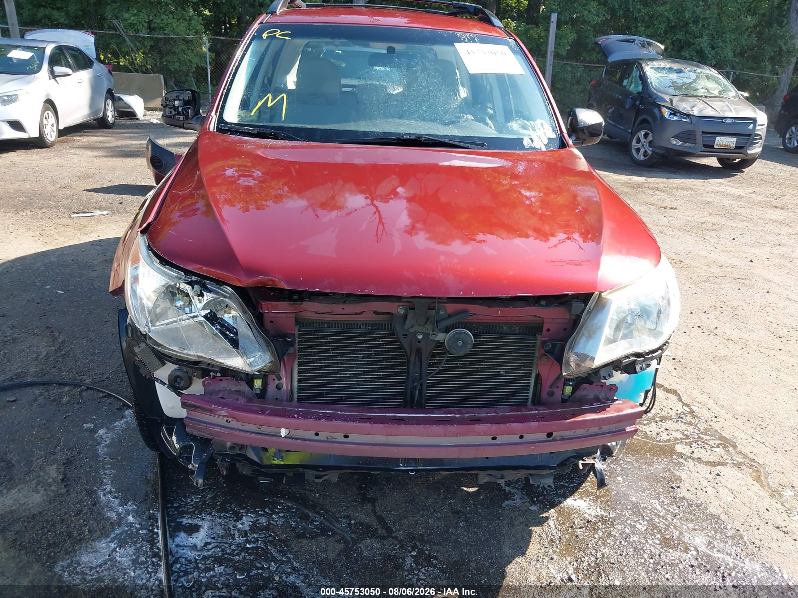 2013 Subaru Forester 2.5x White vin: JF2SHABCXDG419843