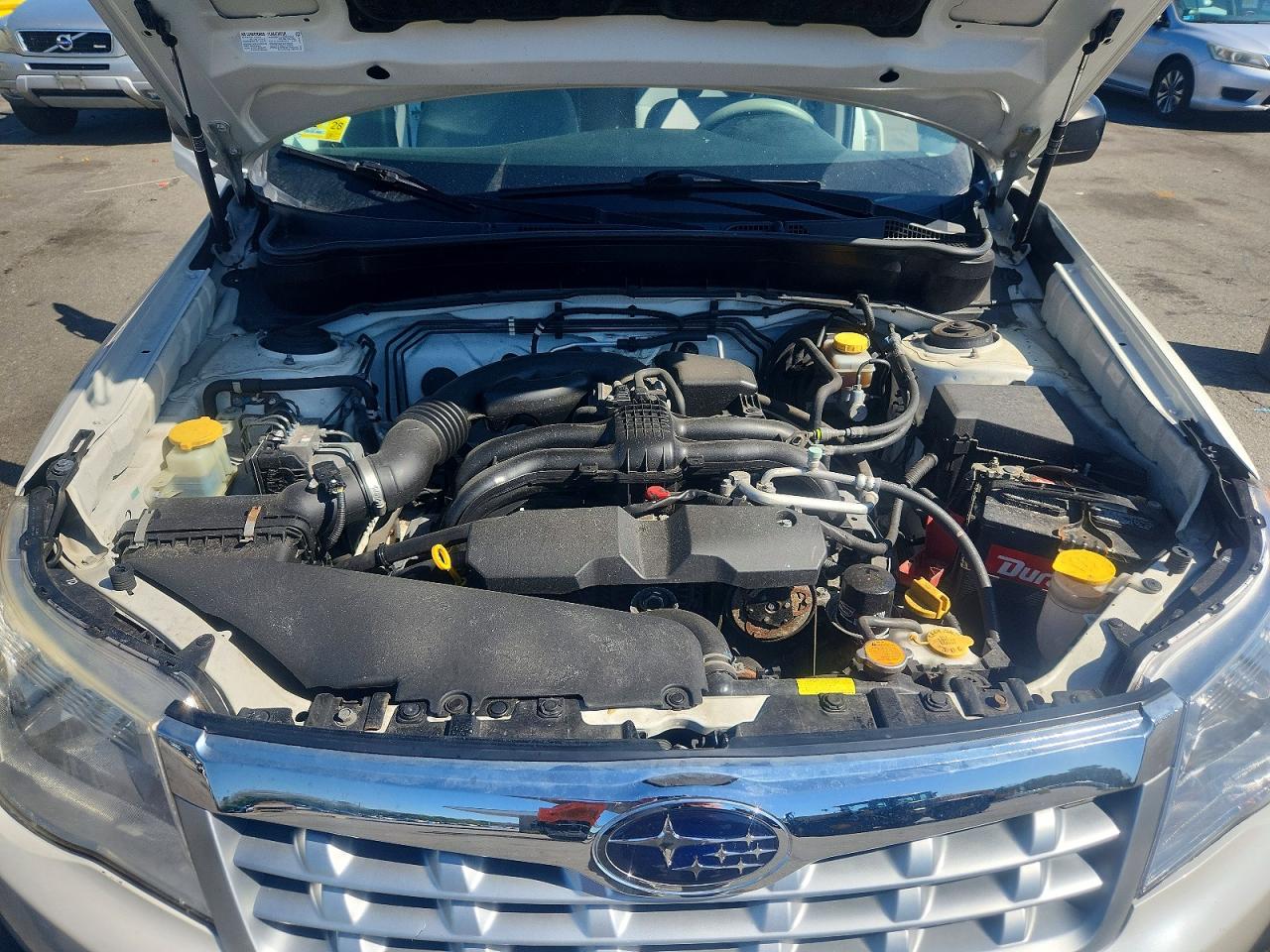 2013 Subaru Forester 2.5x Белый vin: JF2SHABCXDH425197