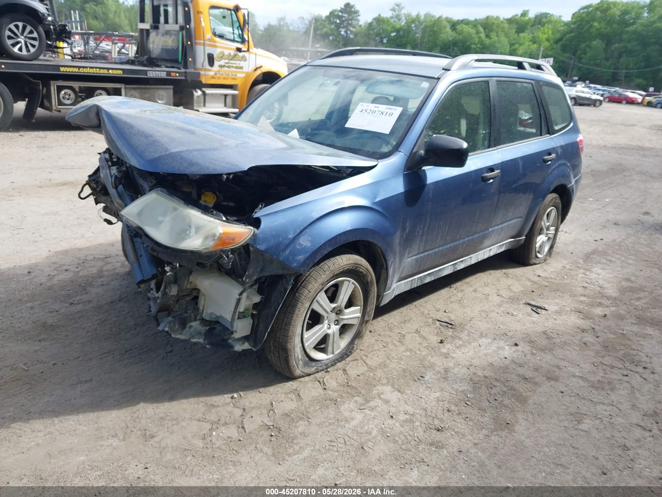 2013 Subaru Forester 2.5x Blue vin: JF2SHABCXDH445319