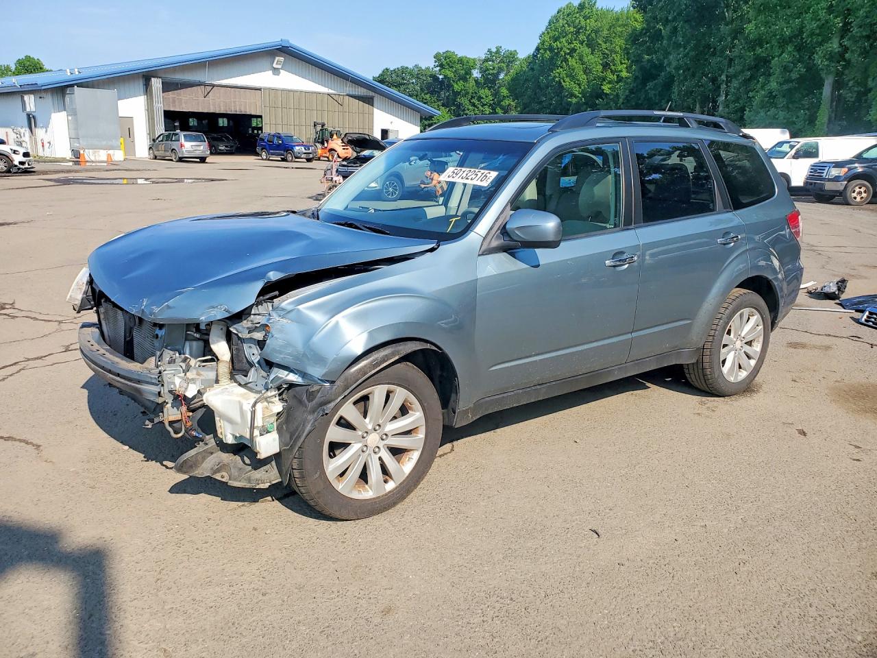 2012 Subaru Forester 2.5x Premium Green vin: JF2SHACC0CH424959