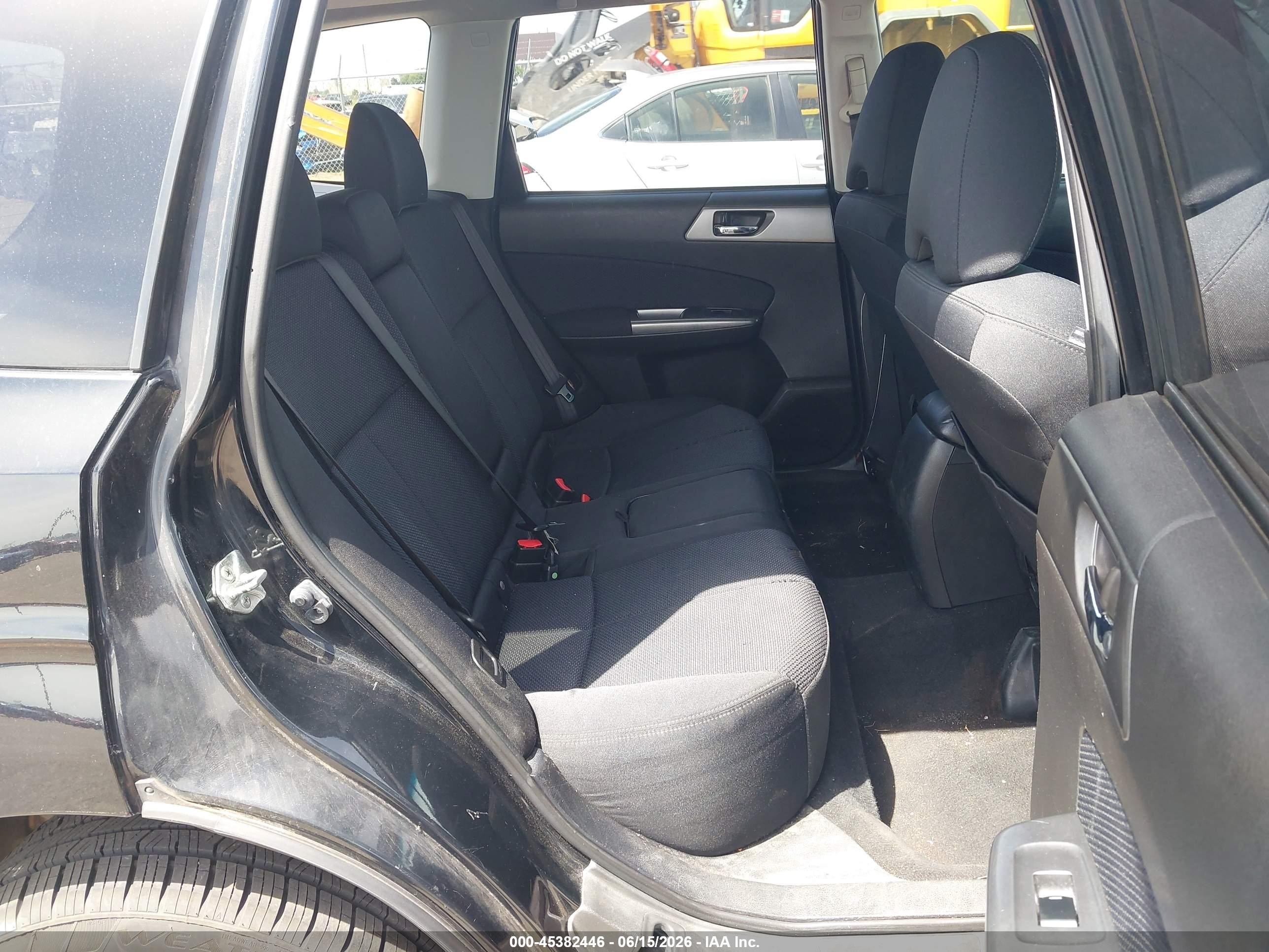 2012 Subaru Forester 2.5x Premium Black vin: JF2SHACC2CH452066