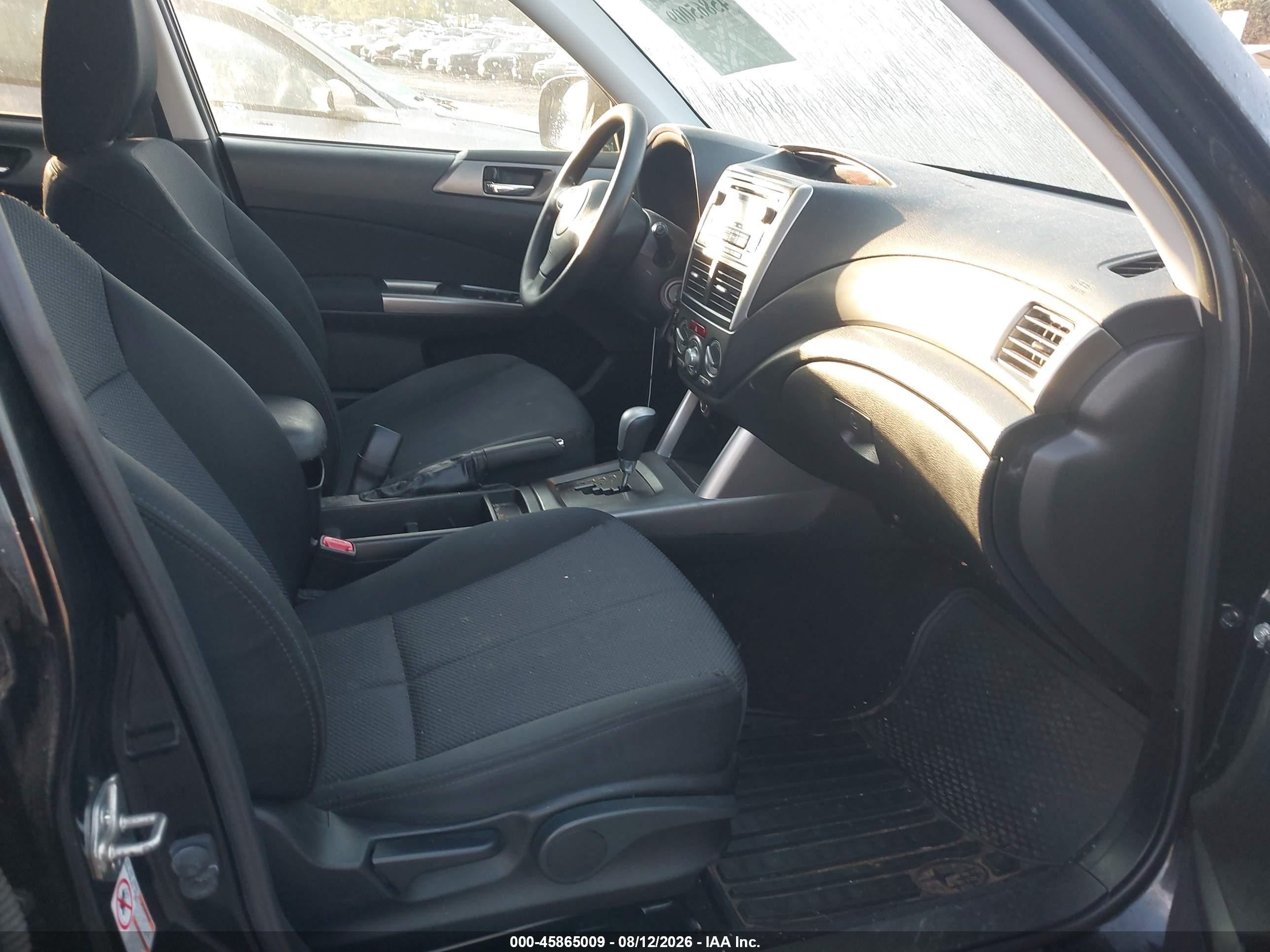 2013 Subaru Forester 2.5x Premium Black vin: JF2SHACC5DH423176