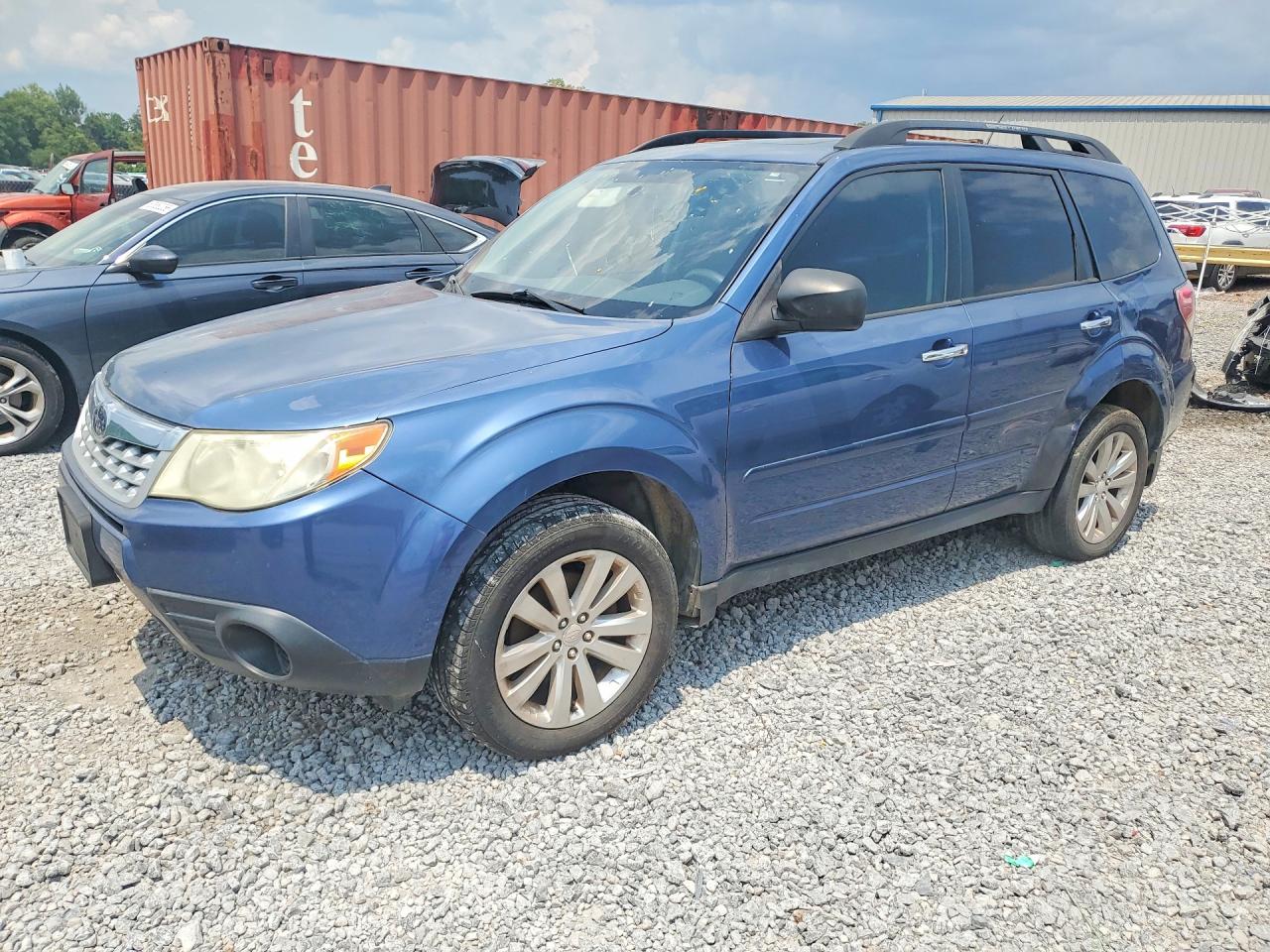 2012 Subaru Forester 2.5x Premium Синий vin: JF2SHADC0CH409120