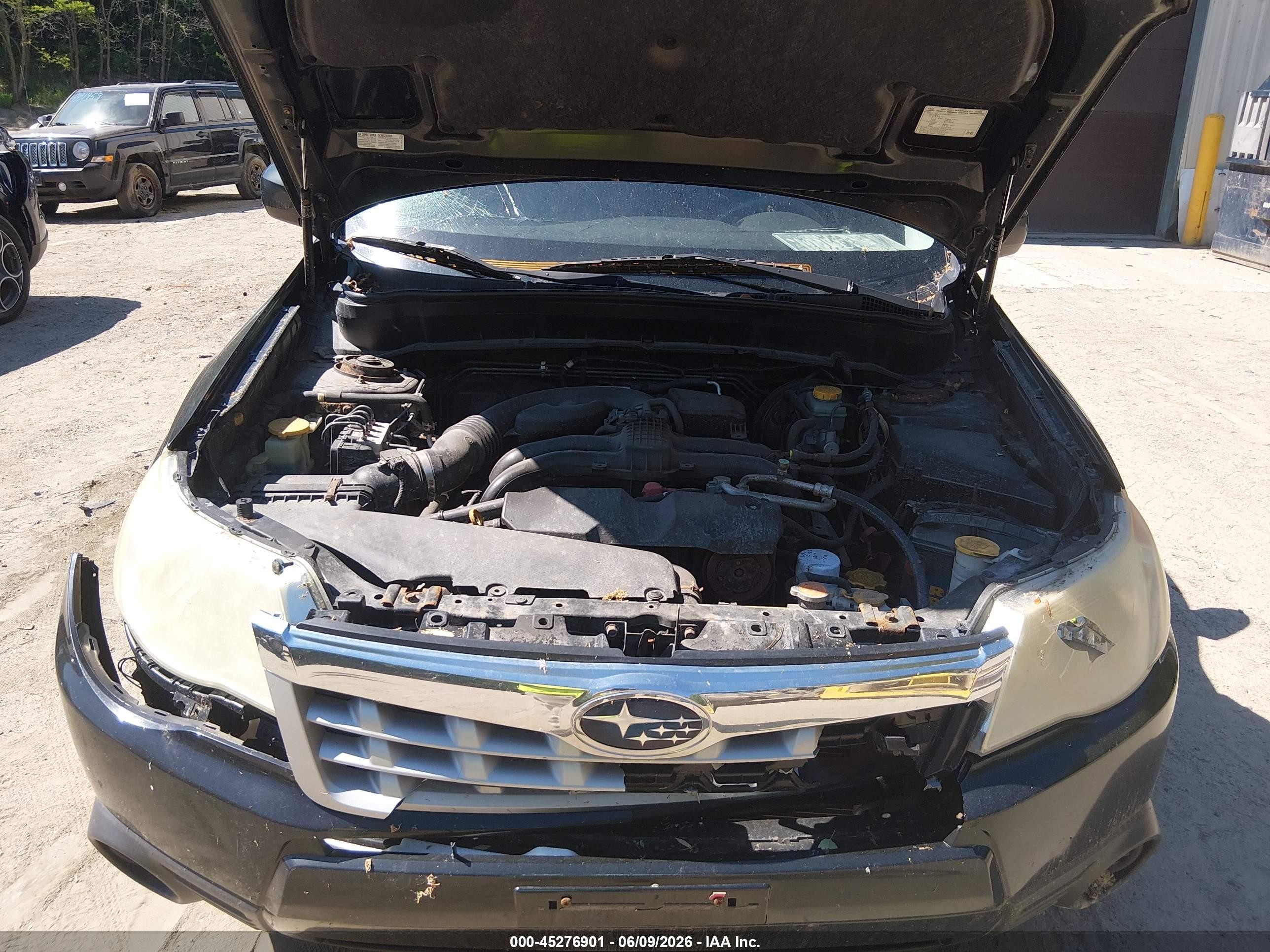 2012 Subaru Forester 2.5x Premium Черный vin: JF2SHADC0CH412244