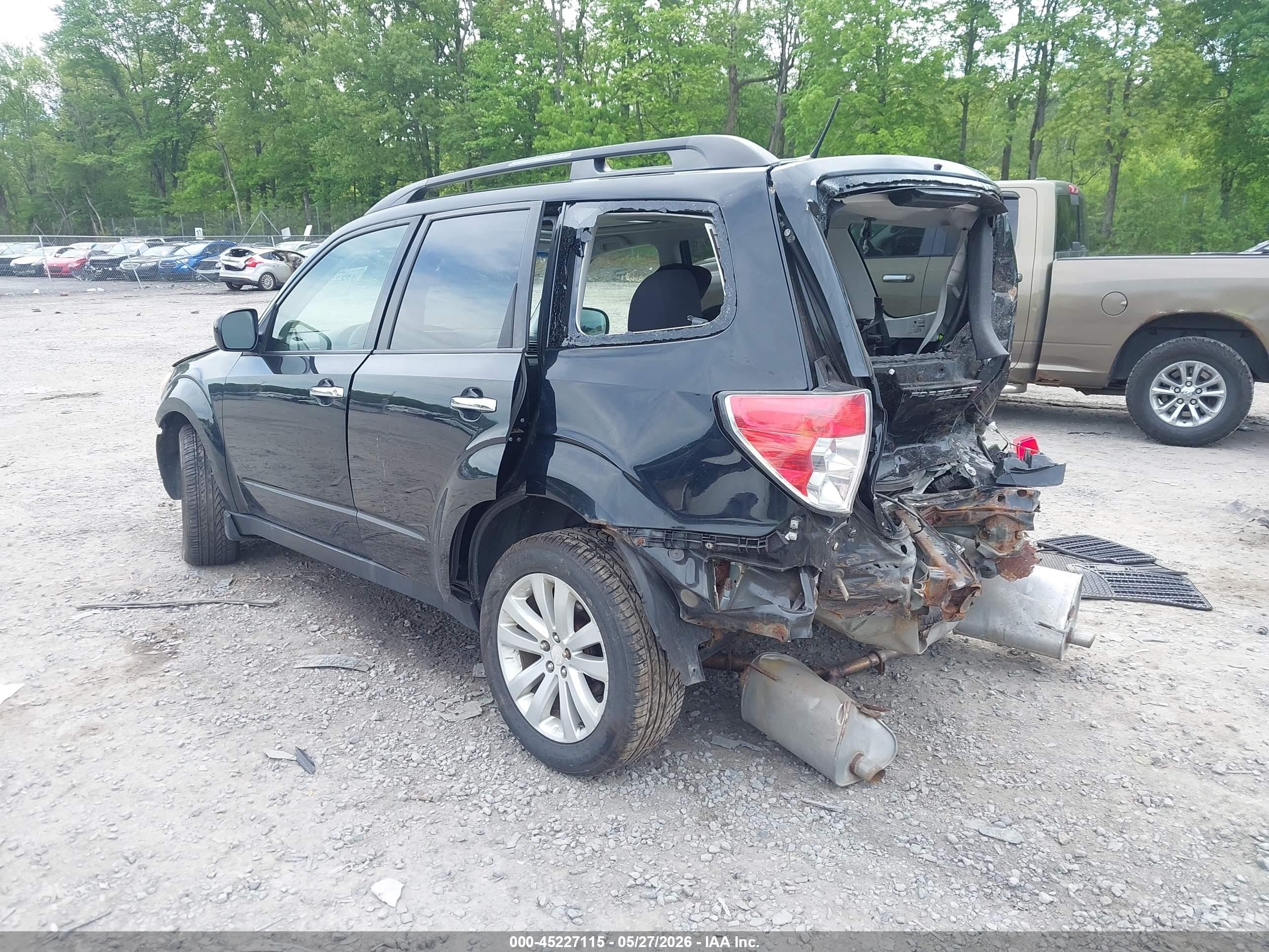 2012 Subaru Forester 2.5x Premium Black vin: JF2SHADC0CH416892