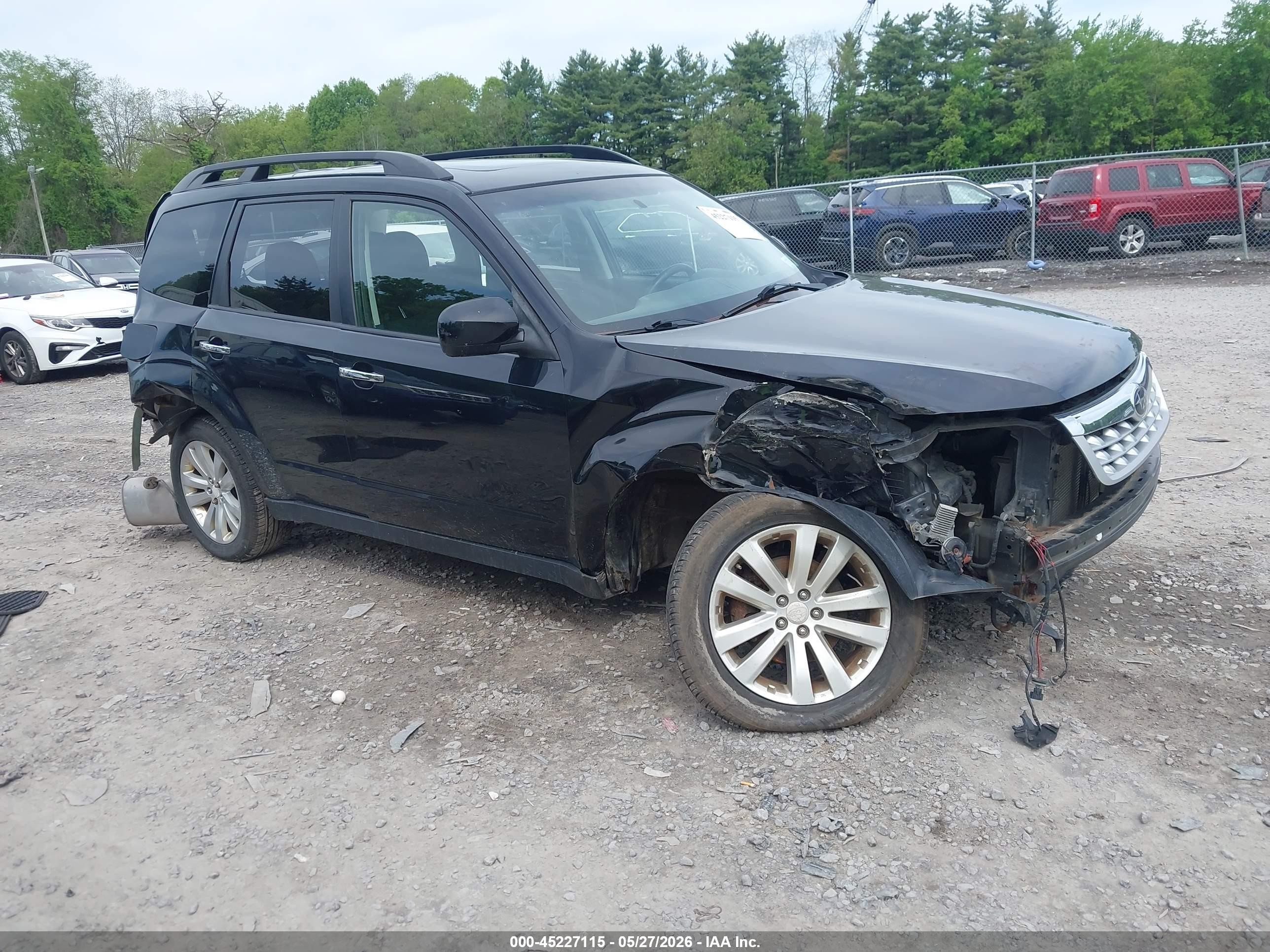 2012 Subaru Forester 2.5x Premium Black vin: JF2SHADC0CH416892