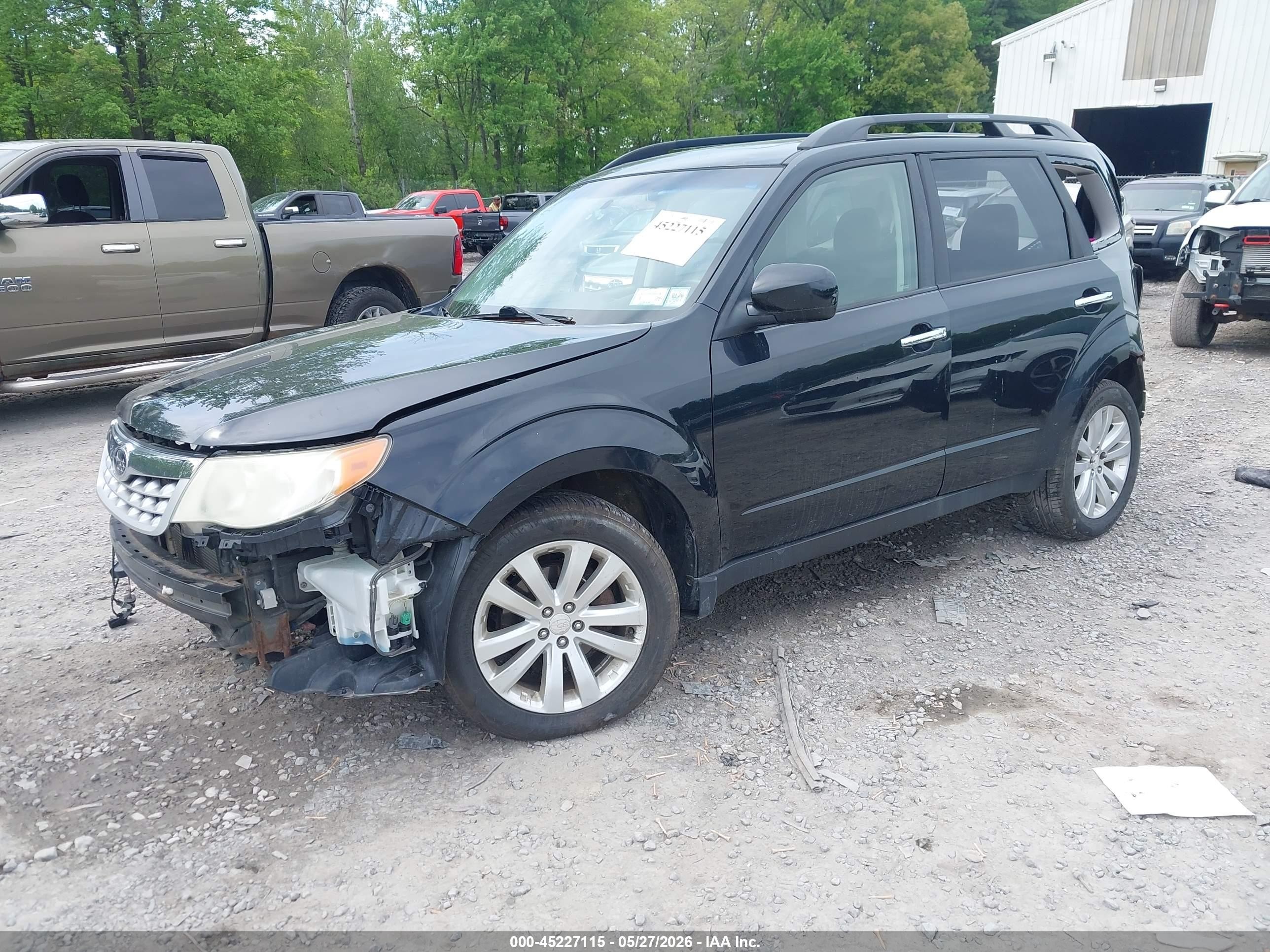 2012 Subaru Forester 2.5x Premium Black vin: JF2SHADC0CH416892
