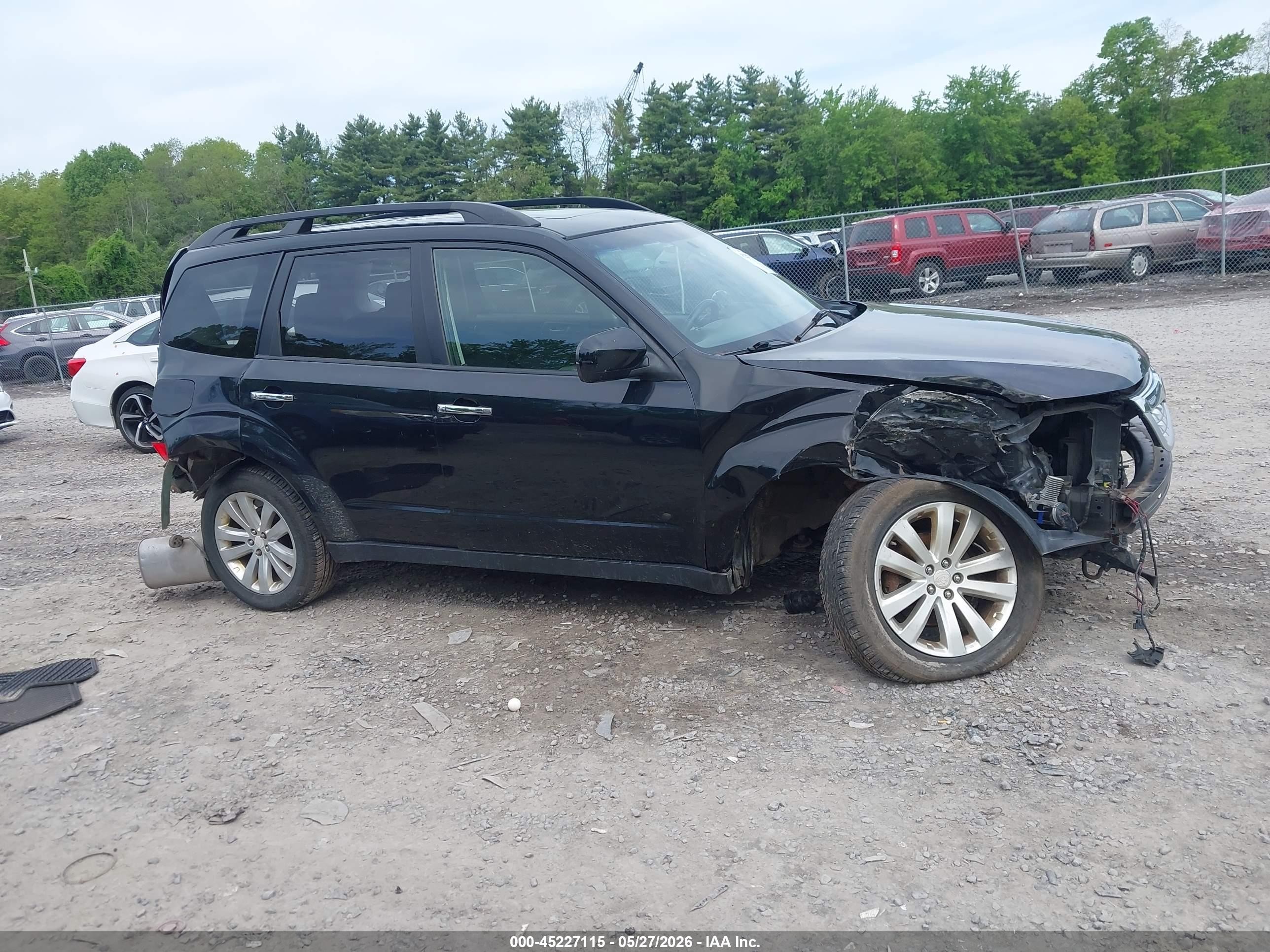 2012 Subaru Forester 2.5x Premium Black vin: JF2SHADC0CH416892