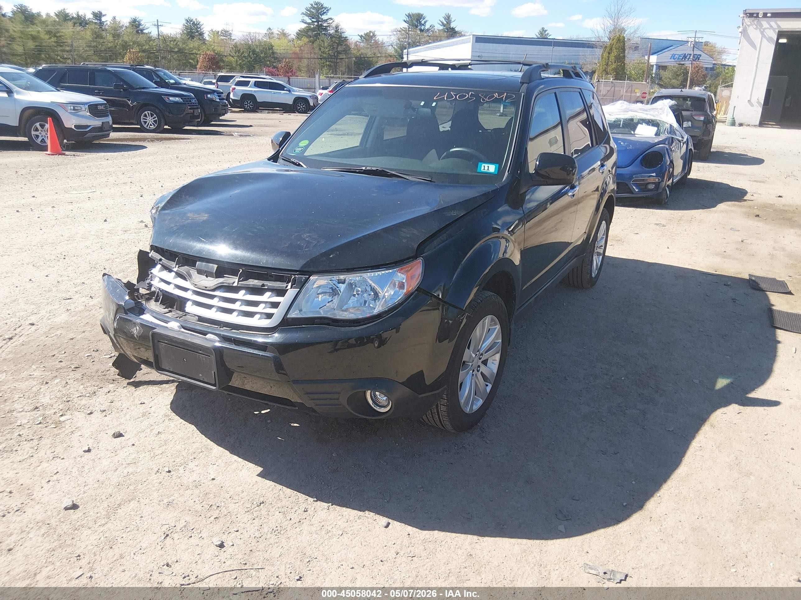 2012 Subaru Forester 2.5x Premium Черный vin: JF2SHADC0CH430016