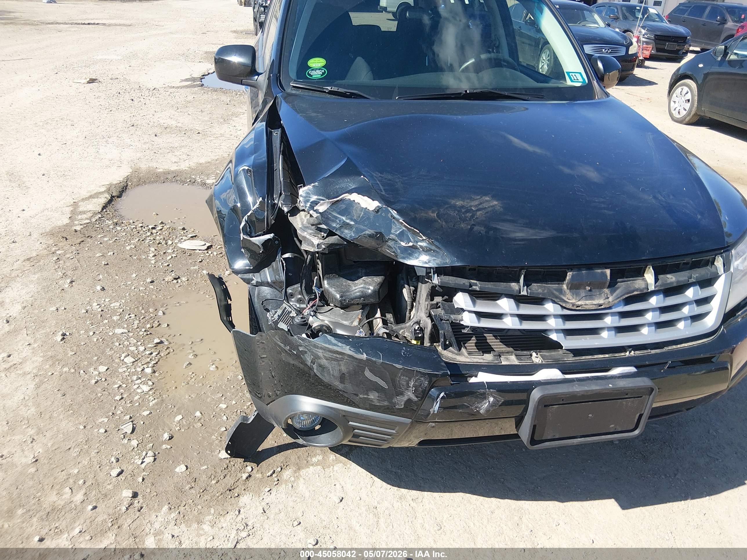 2012 Subaru Forester 2.5x Premium Черный vin: JF2SHADC0CH430016