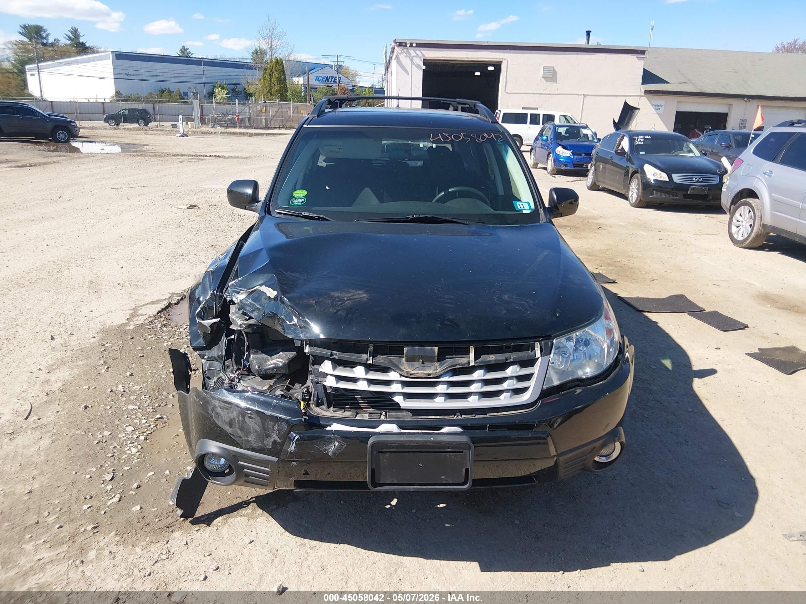 2012 Subaru Forester 2.5x Premium Черный vin: JF2SHADC0CH430016