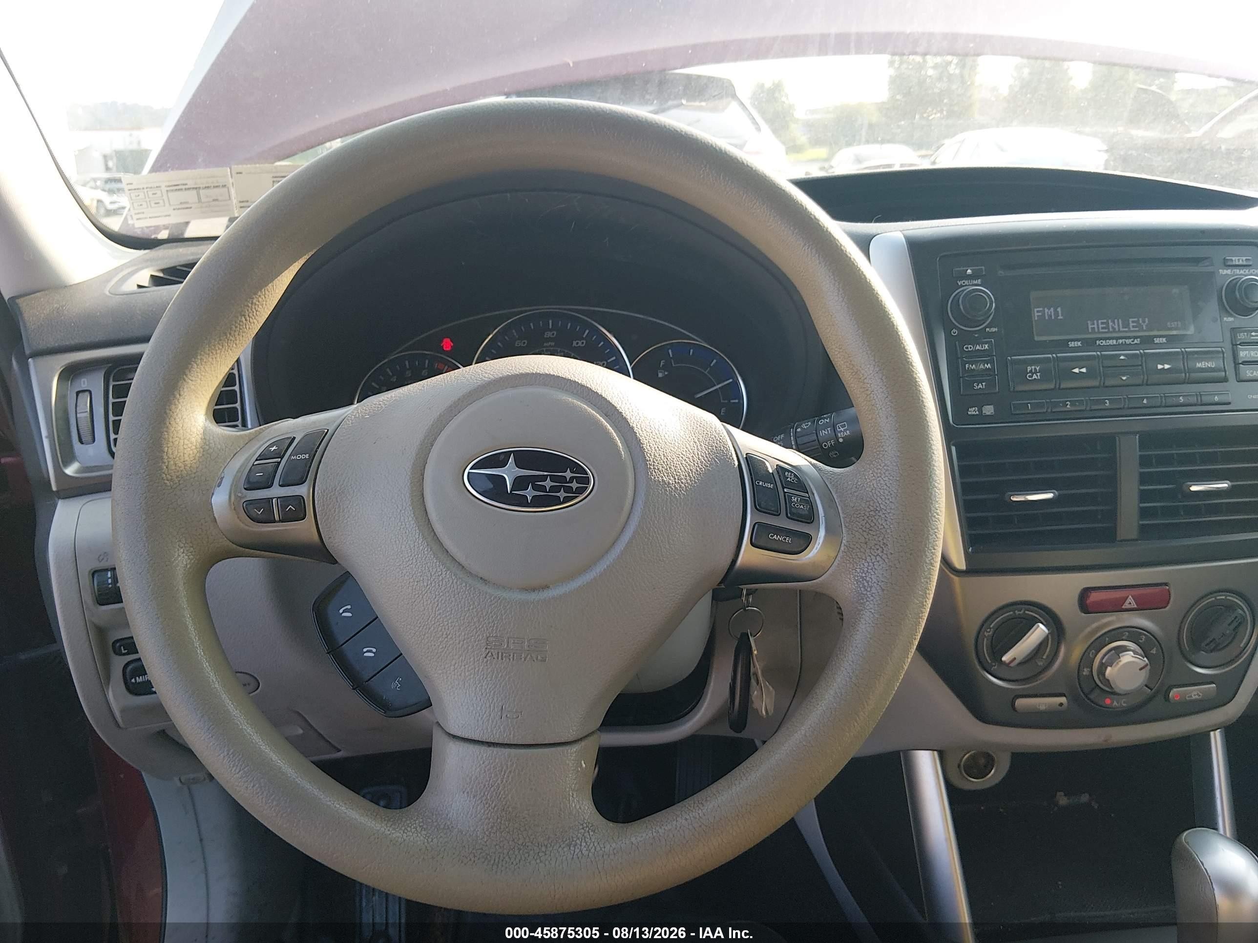 2013 Subaru Forester 2.5x Premium Бордовый vin: JF2SHADC0DH435590