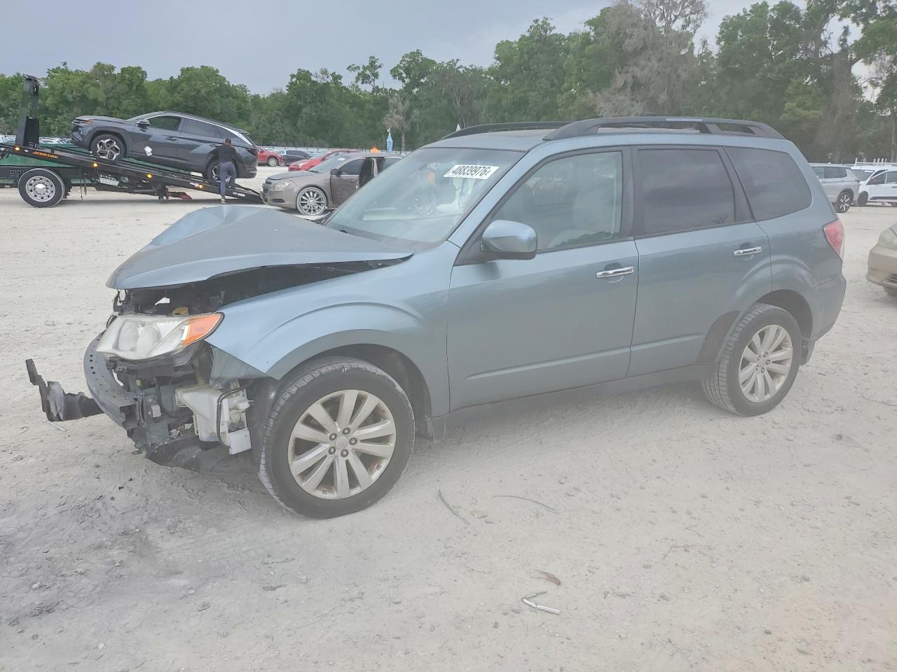 2011 Subaru Forester 2.5x Premium Blue vin: JF2SHADC1BH721493