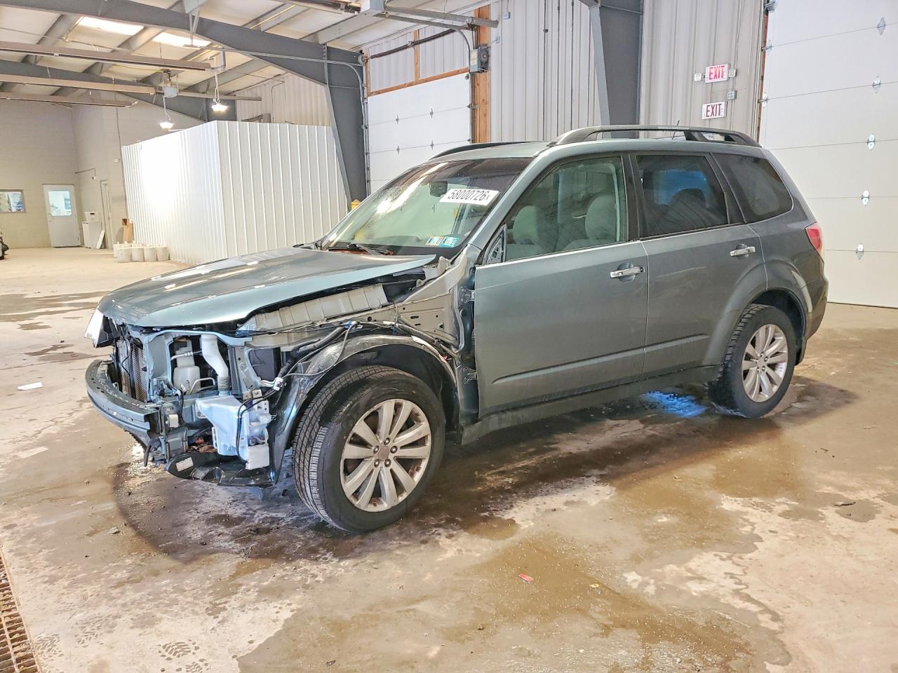 2011 Subaru Forester 2.5x Premium Blue vin: JF2SHADC1BH755157