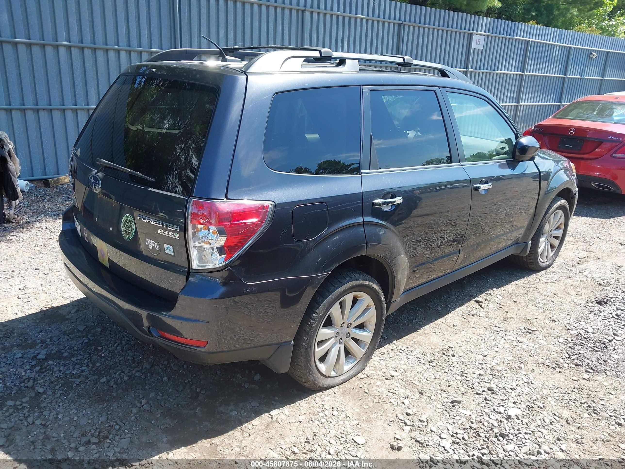 2012 Subaru Forester 2.5x Premium Gray vin: JF2SHADC1CH413354