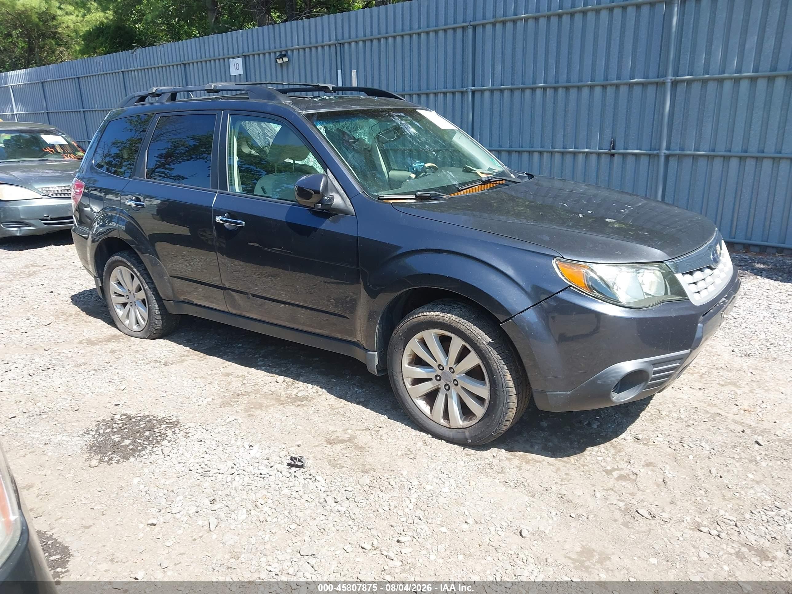 2012 Subaru Forester 2.5x Premium Gray vin: JF2SHADC1CH413354
