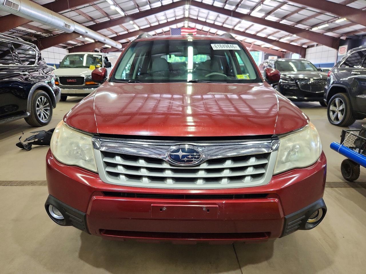 2012 Subaru Forester 2.5x Premium Red vin: JF2SHADC1CH418909